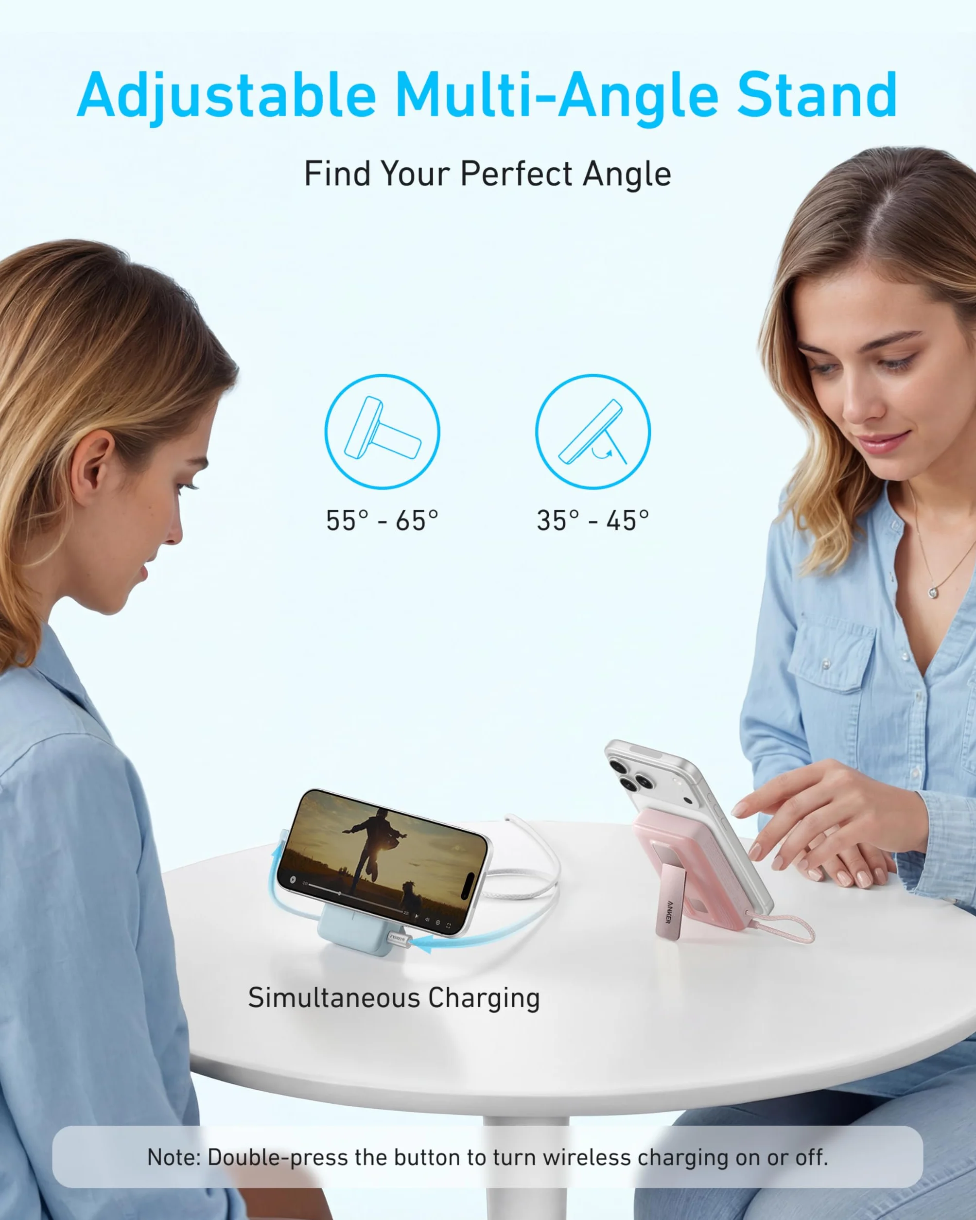 Anker Magsafe Power Bank 10000 mAh, przenośna ładowarka 30 W Max z wbudowanym kablem USB C do iPhone 17/16/15 Series, AirPods