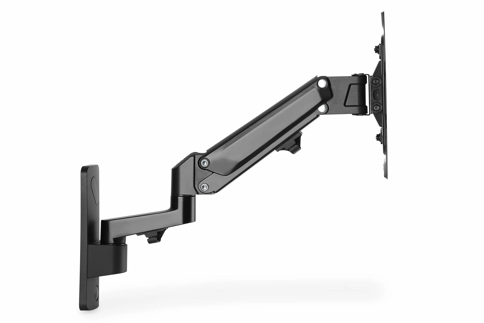 DIGITUS uchwyt ścienny do monitora ze sprężyną gazową 17-43" 23 kg VESA 75x75 100x100 czarny