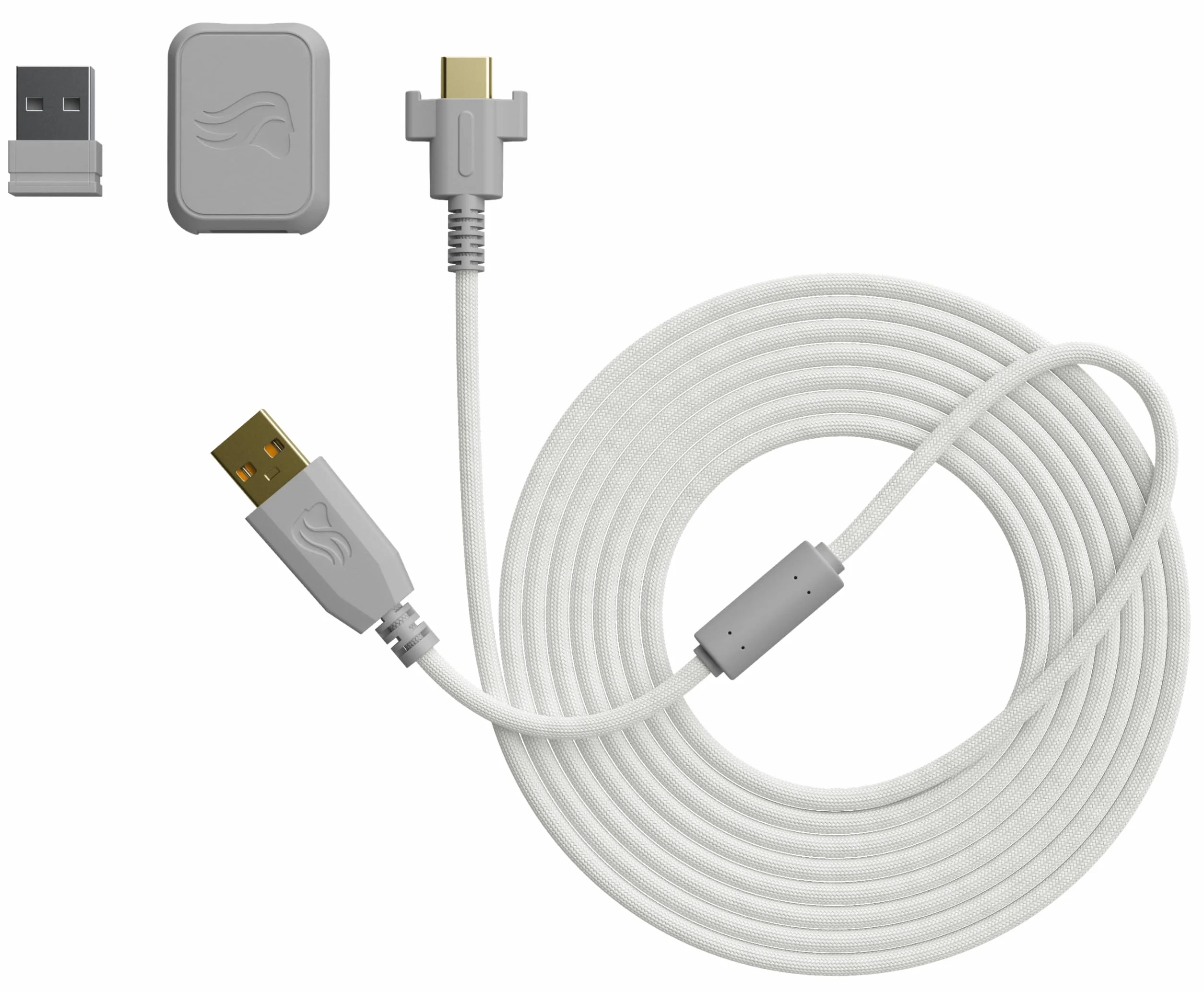 GLORIOUS Gaming Model O 2 Wireless – hybrydowa 2,4 GHz/Bluetooth, długi czas baterii, superlekka (68 g), czujnik BAMF 2,0 26k, RGB, oburęczna, 6 przycisków, ślizgacze – biel