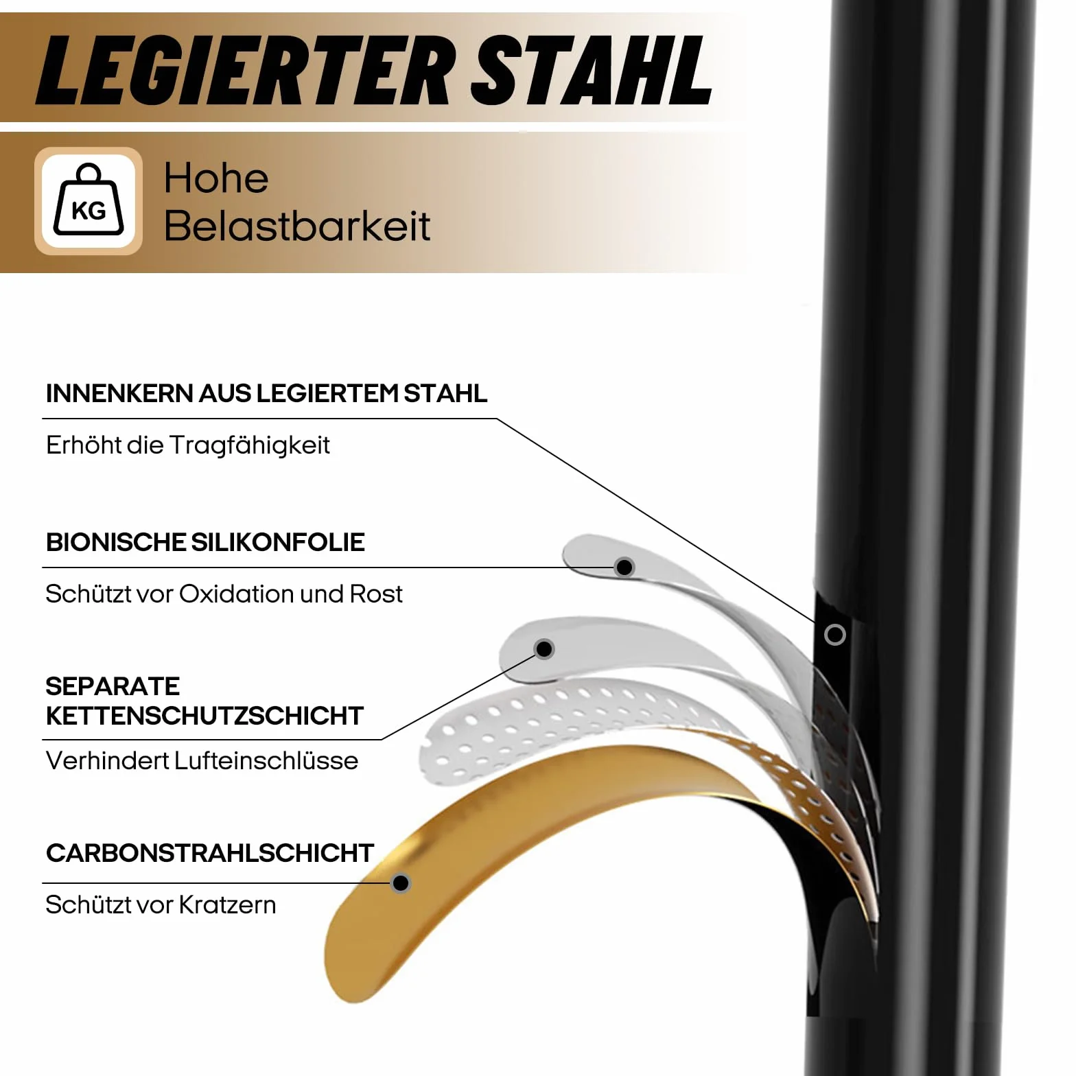 Uchwyt do projektora na łóżko i sofę, regulowany 33-45 cm, ukryty design, kompatybilny z 99% projektorami