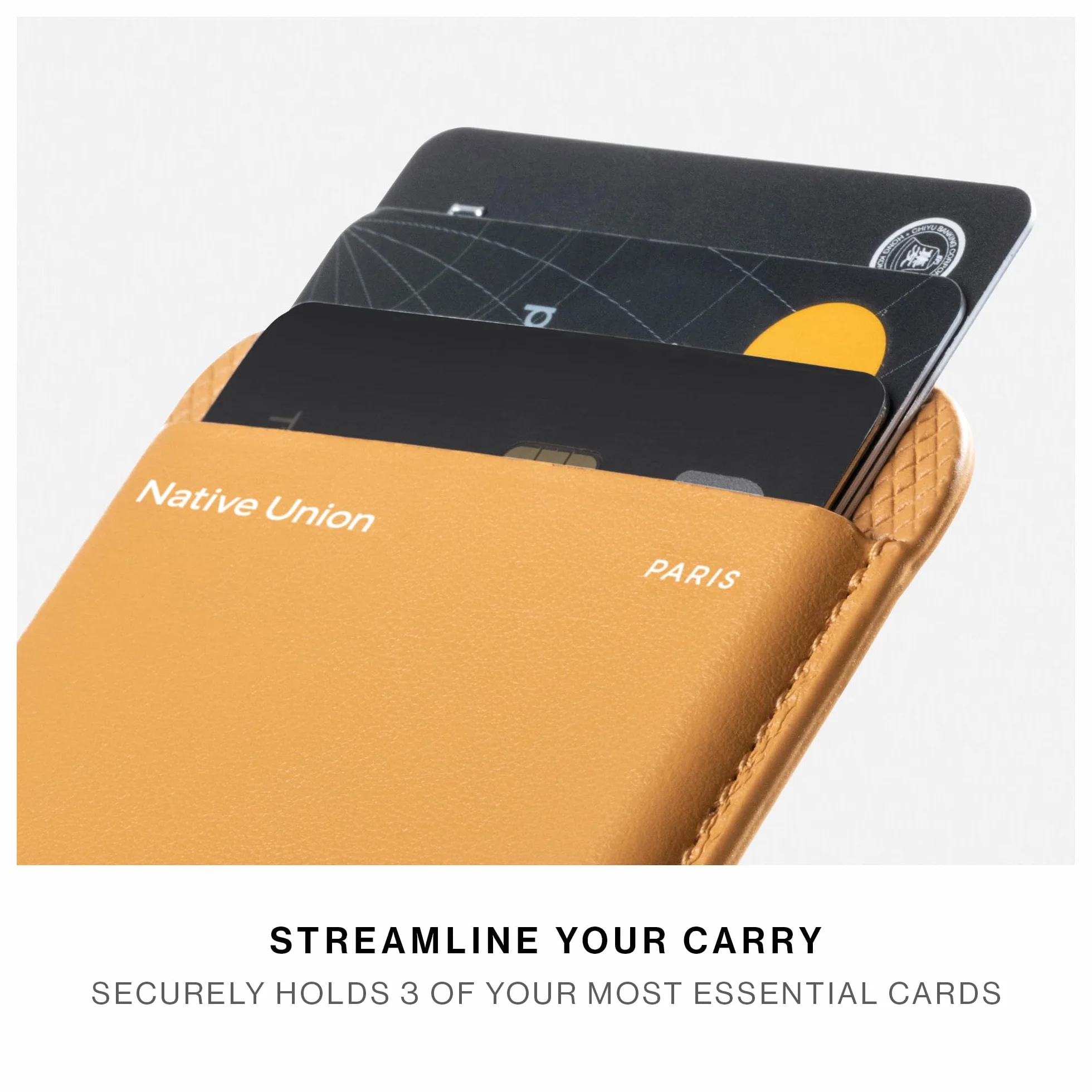 Native Union (Re Classic Wallet | Magnetyczny uchwyt na karty MagSafe do iPhone Air, 17, 16, 15, 14 – Bardzo bezpieczny i ultracienki – Miejsce na 3 karty – Z materiałów zrównoważonych i pochodzących