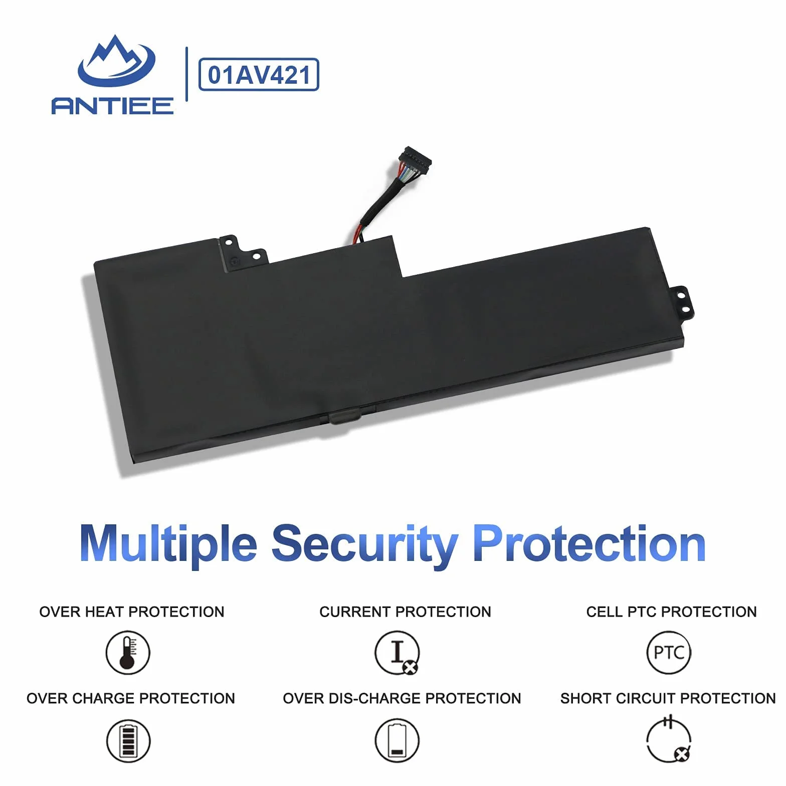 ANTIEE 24Wh 01AV421 SB10K97578 Bateria do Lenovo ThinkPad A475 A485 T470 T480 TP25 Series 01AV489 01AV420 SB10K97577 01AV419 SB10K97576 11.4 6 V 2095 mAh