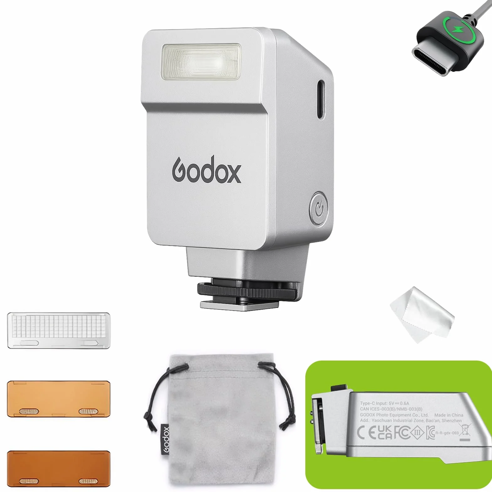 Godox IT22N Mini TTL Flash, IT22N TTL Speedlite kompatybilny z Nikon Z6III Z8 Z5 Z50II Z50 Zfc Z6II Z30 Z6 Z50II Z7II Z8 Z9