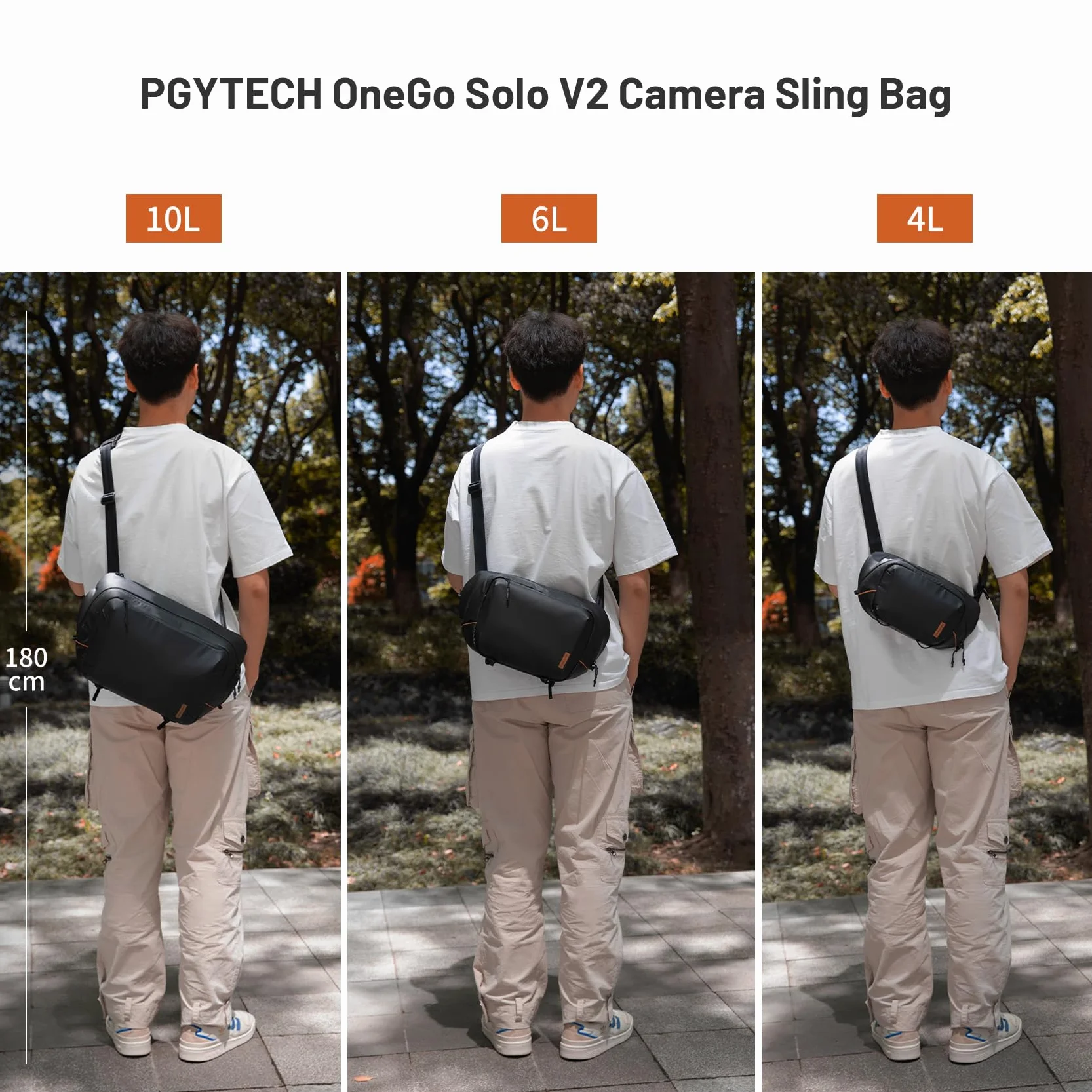 PGYTECH OneGo Solo V2 Torba na aparat, Saszetka na ramię dla fotografów