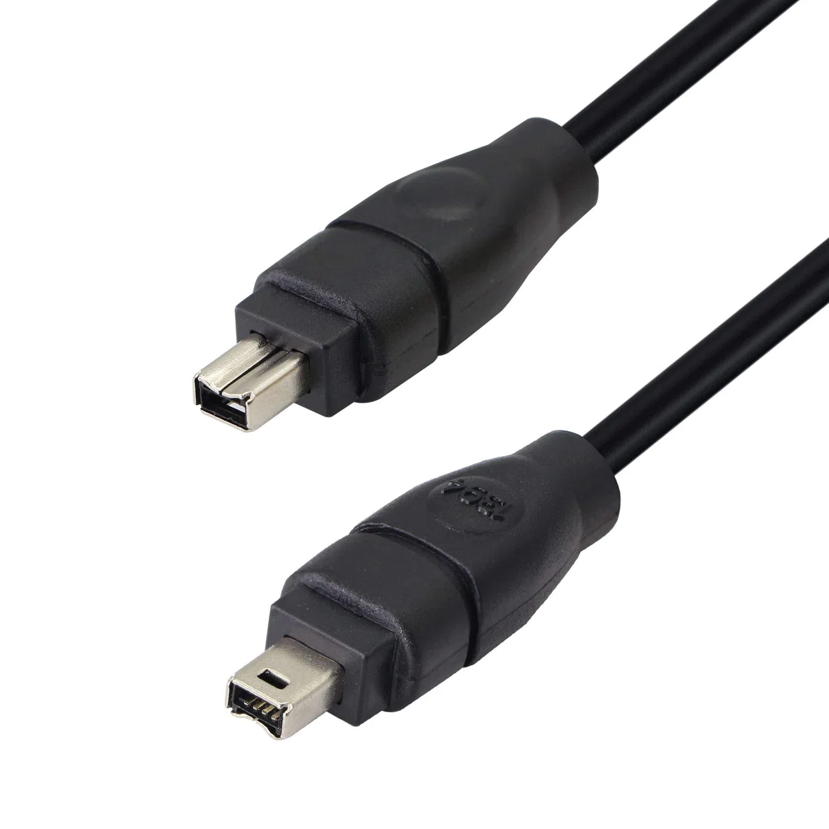 GINTOOYUN FireWire 400 kabel 4-pinowy na 4-pinowy męski na męski iLink DV kabel Firewire 400 IEEE 1394 przewód do komputera laptopa PC do kamery - 15 m czarny