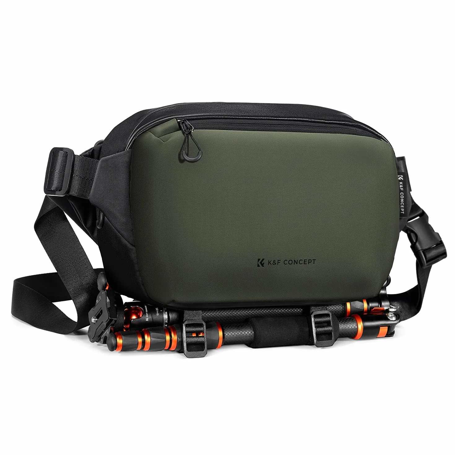 K&F Concept Torba na ramię 2 w 1, 10 l, codzienna torba na ramię i wielofunkcyjna fotografia, aparat crossbody, DSLR, plecak, przenośna torba