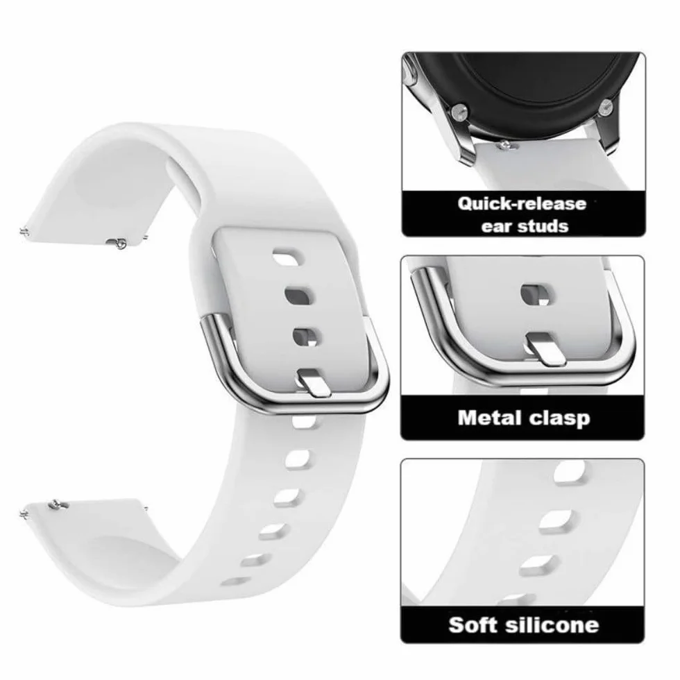 Sportowy pasek 22 mm do Xiaomi Mi Watch S4/S3/S2/S1 Pro/S1 Active / Color/Sport/2/2 Pro, silikonowy pasek sportowy, zapasowy pasek do Redmi Watch 5 Active / 5 Lite
