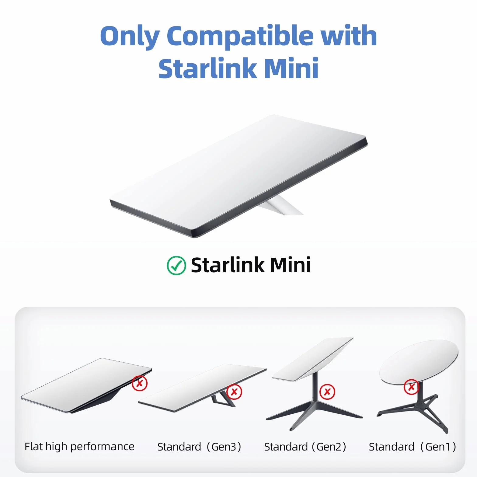 Starlink Mini regulowany statyw przenośny zestaw montażowy do kempingu RV