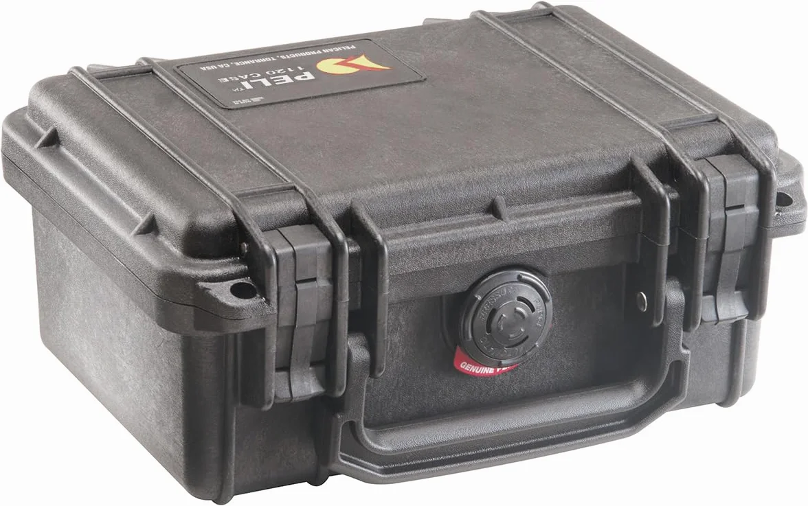PELI 1120 Wodoodporna skrzynia ochronna IP67 2 l czarna
