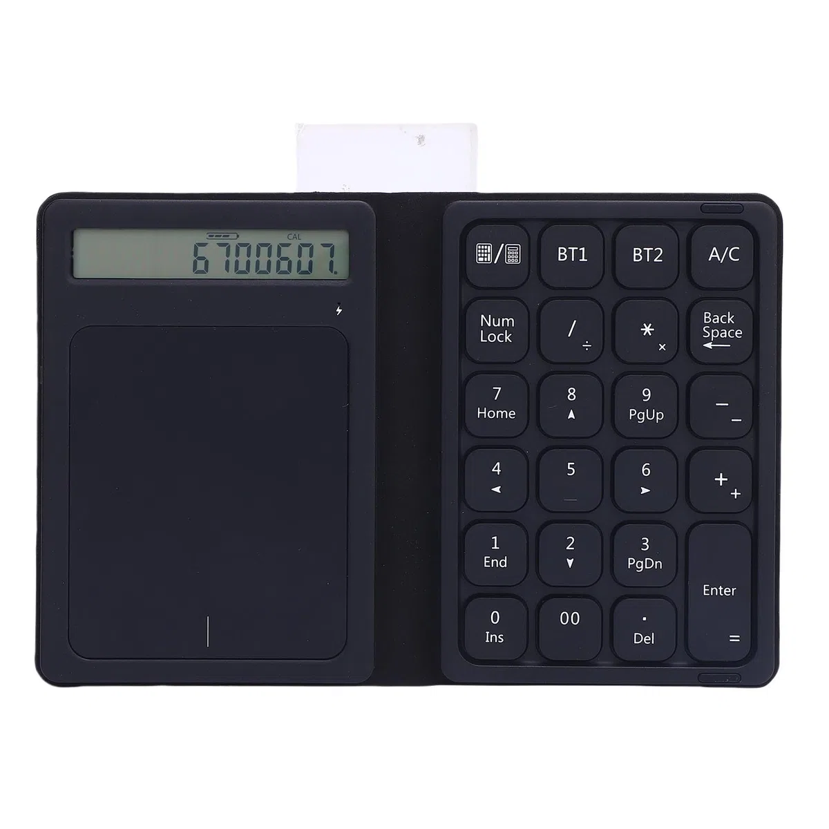 Annadue 3 w 1 Podkładka Numeru Bluetooth z Touchpad i Kalkulator, Składanie Bezprzewodowej Klawiatury Numerycznej 23 Klawisz