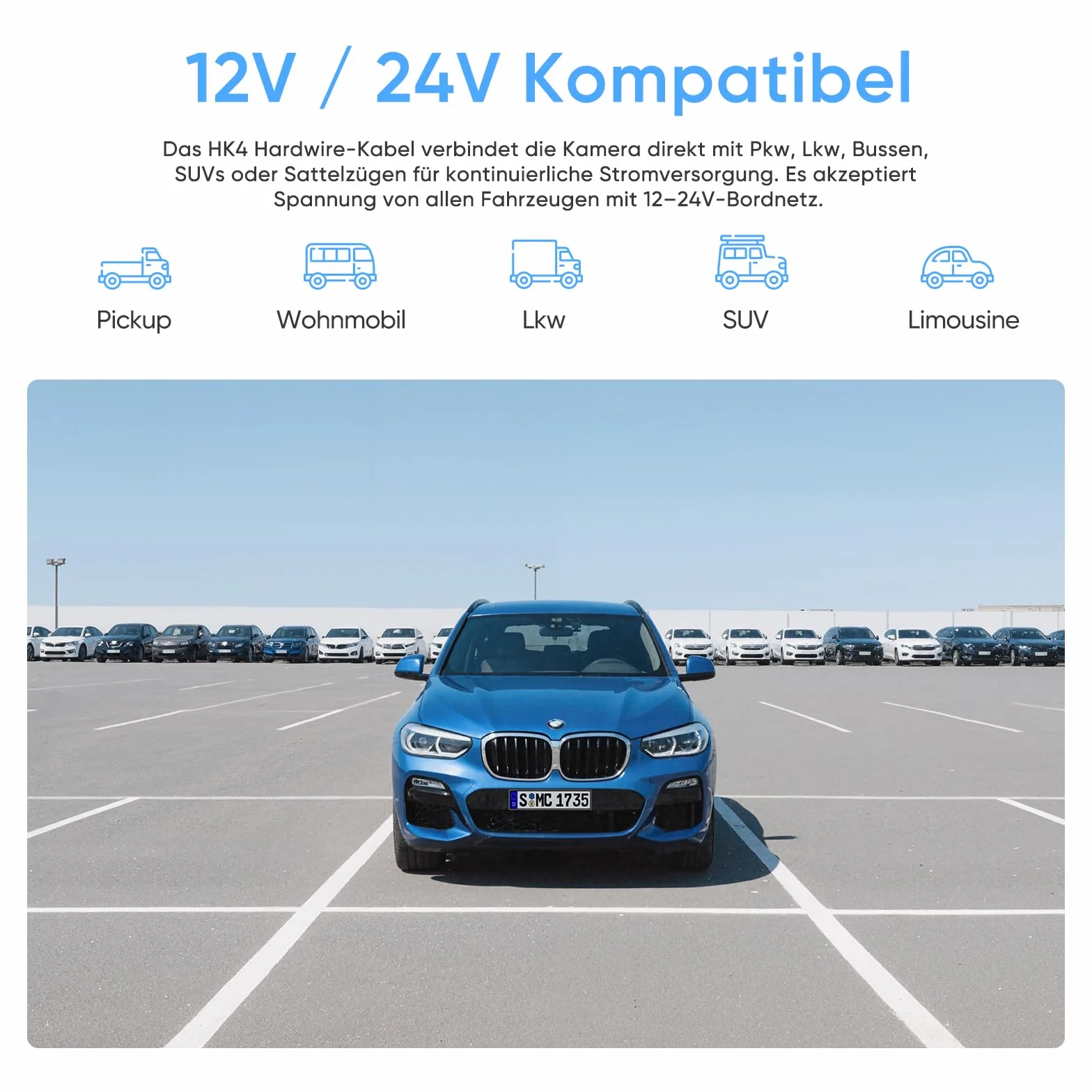VIOFO Zestaw HK4 Acc Hardwire tylko do serii T130 / A119 Mini 2 / WM1 / A229 aktywuje tryb parkowania i ochronę przed niskim napięciem