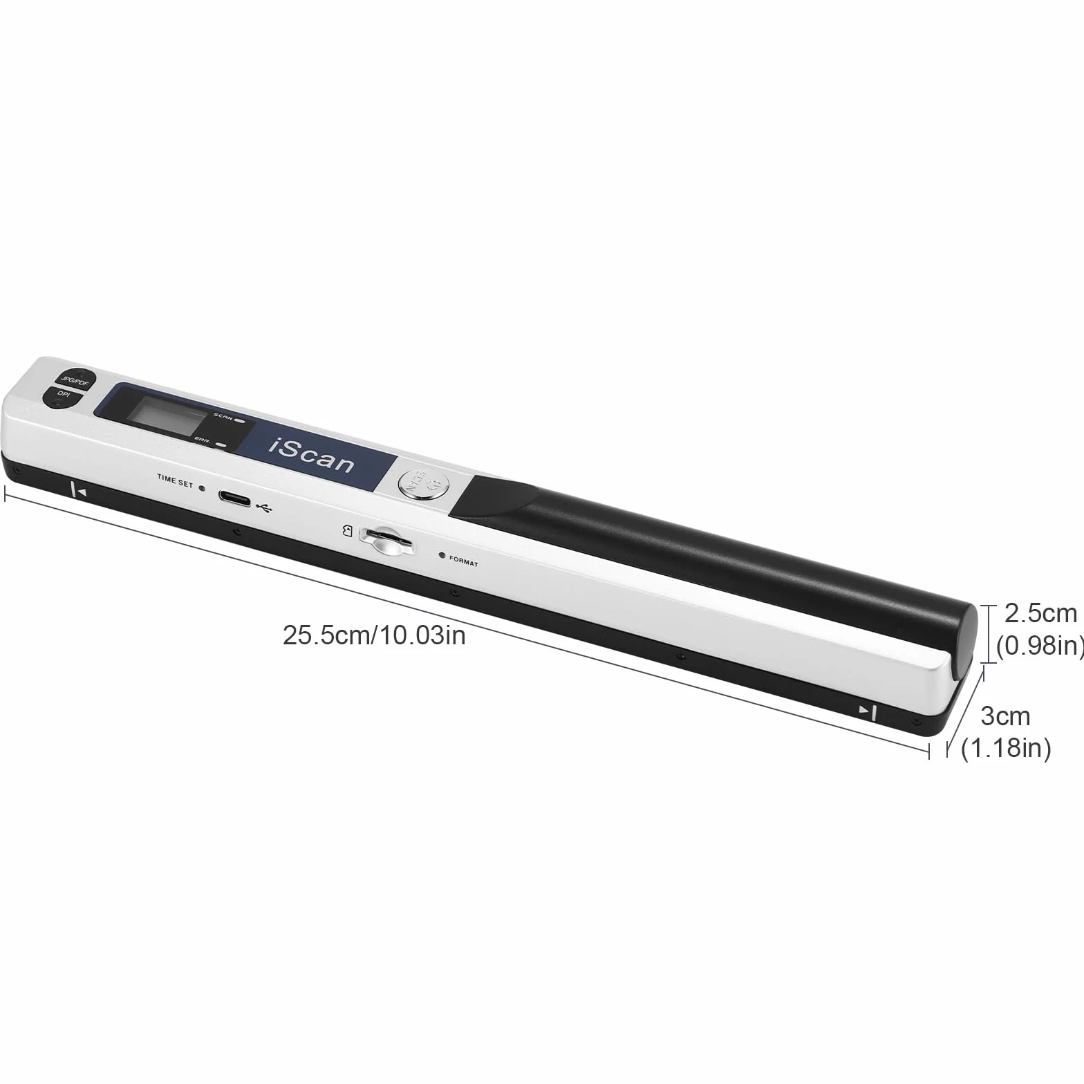 Przenośny skaner 900DPI A4 USB biały z kartą 16GB TF