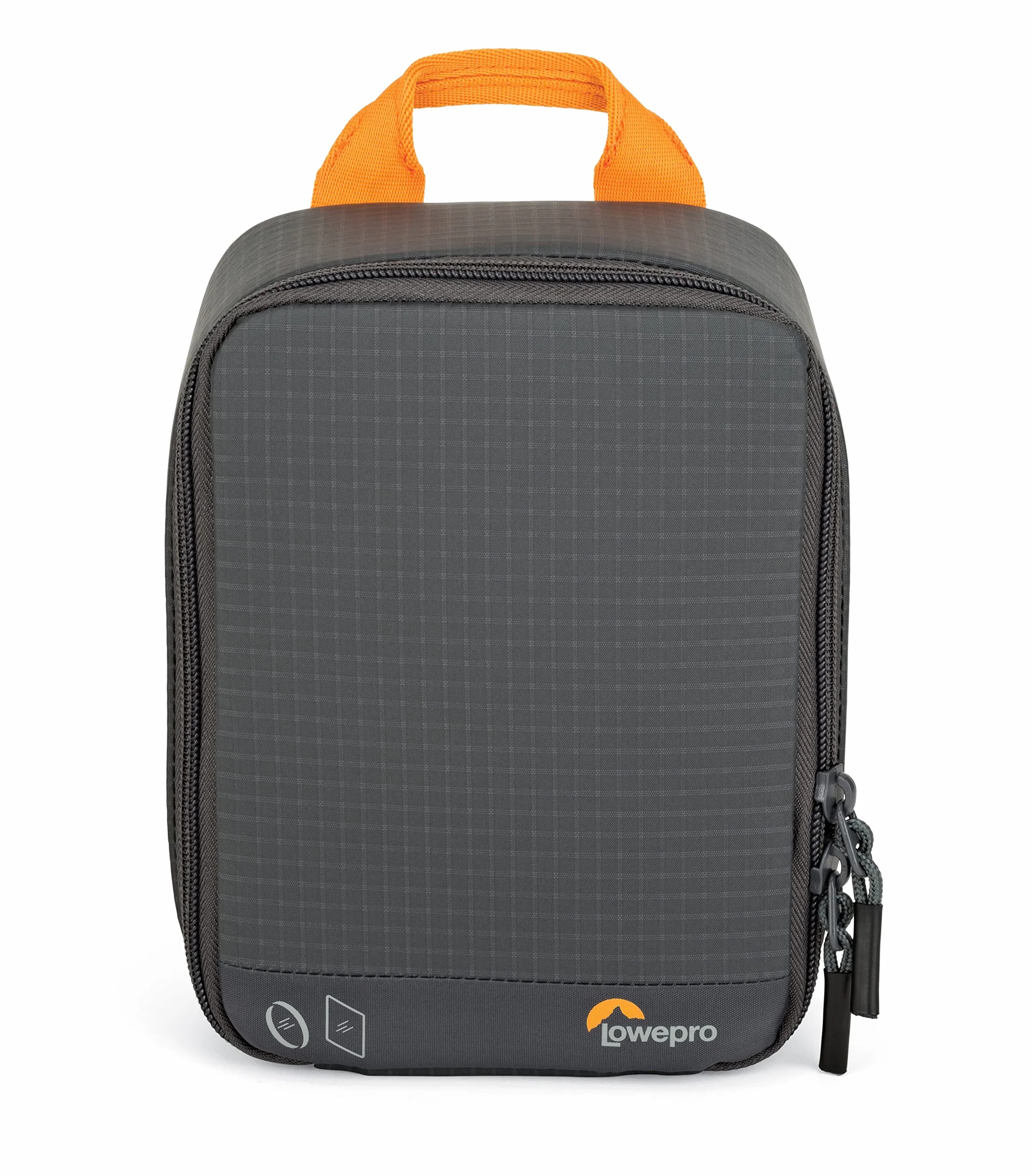Lowepro Gearup Filter Pouch 100, etui z filtrem na aparat, filtr z 10 filtrami foliowymi, 2 okrągłymi filtrami, uchwyt na filtr, etui na karty odporne na zarysowania, tkaniny z recyklingu, Szary