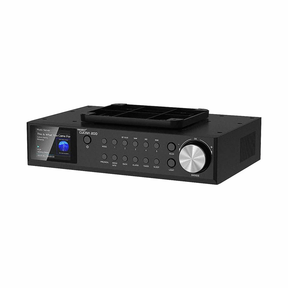 Regent 200 radio kuchenne podszafkowe DAB+ Bluetooth FM czarny