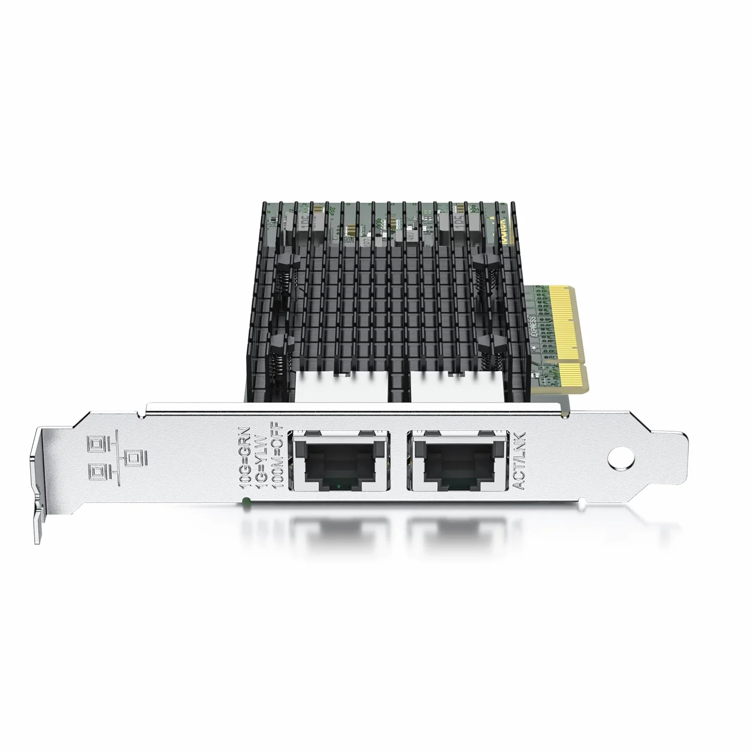10Gtek® 10Gb PCI-E NIC Network Card, Dual Copper RJ45 Port, with Intel X540 Controller, PCI Express Ethernet LAN Adapter Support Windows Server/Windows/Linux/ESX, Compare to Intel X540-T2