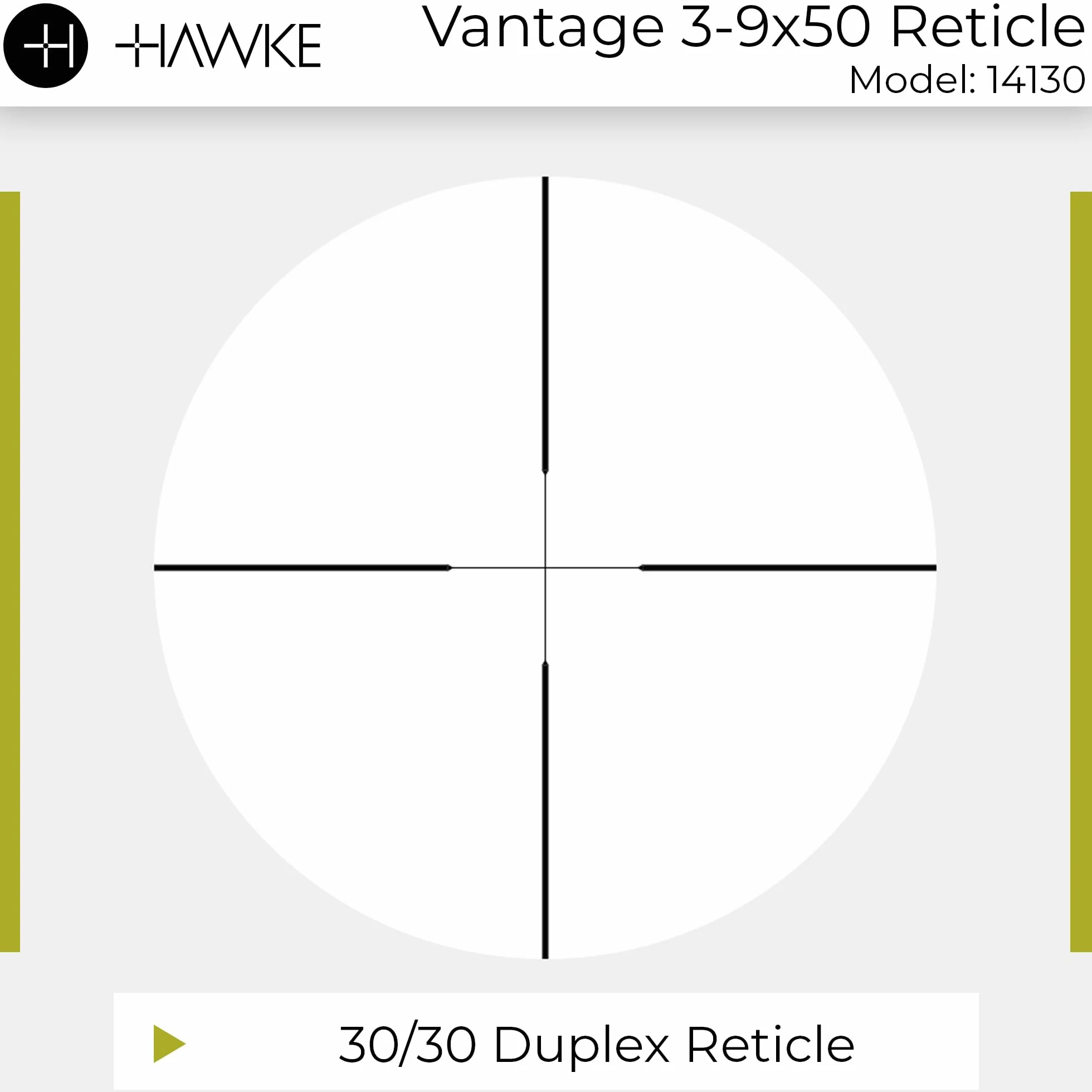 Hawke VANTAGE 3-9X50 luneta celownicza, czarna, M