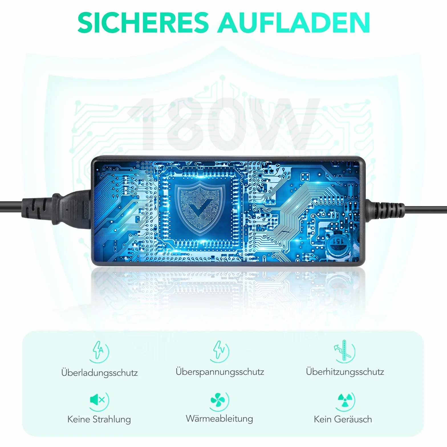 AGPTEK 180 W AC na DC Converter, Transformator 220V do 12V Power Adapter do zapalniczki samochodowej