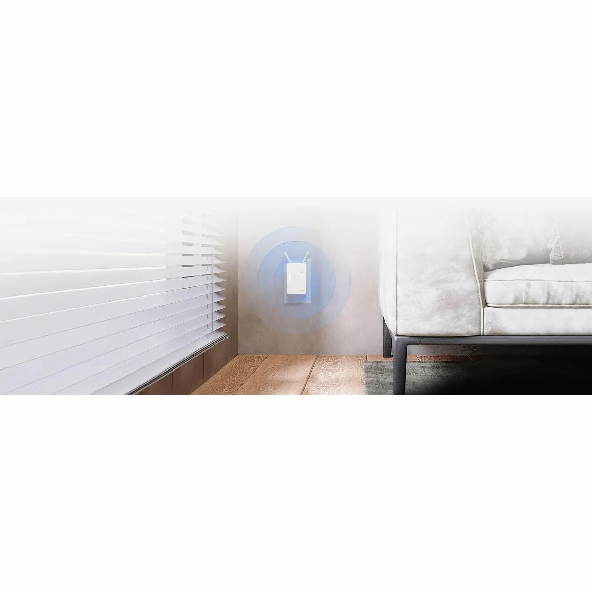 D-Link E15 Eagle PRO AI AX1500 Mesh Range Extender (wzmacniacz Wi-Fi, repeater, hotspot z portem Gigabit, MU-MIMO, OFDMA, obsługa AI, wskaźnik sygnału, Plug and Play, WPS, WPA3)