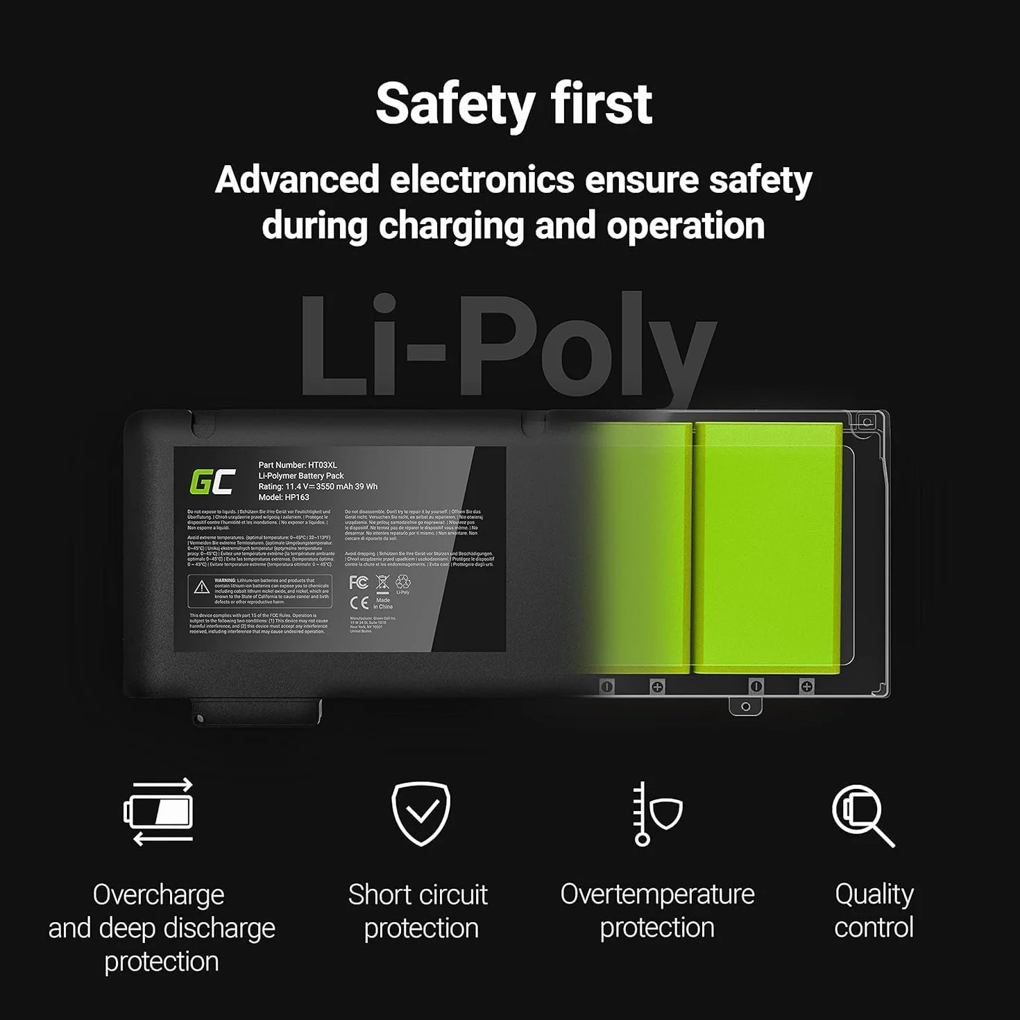 Green Cell Bateria do laptopa Dell G3 15 3500 G3 15 3590 G5 15 5500 G5 SE 15 5505 14 5490 / 0M4GWP 266J9 M4GWP