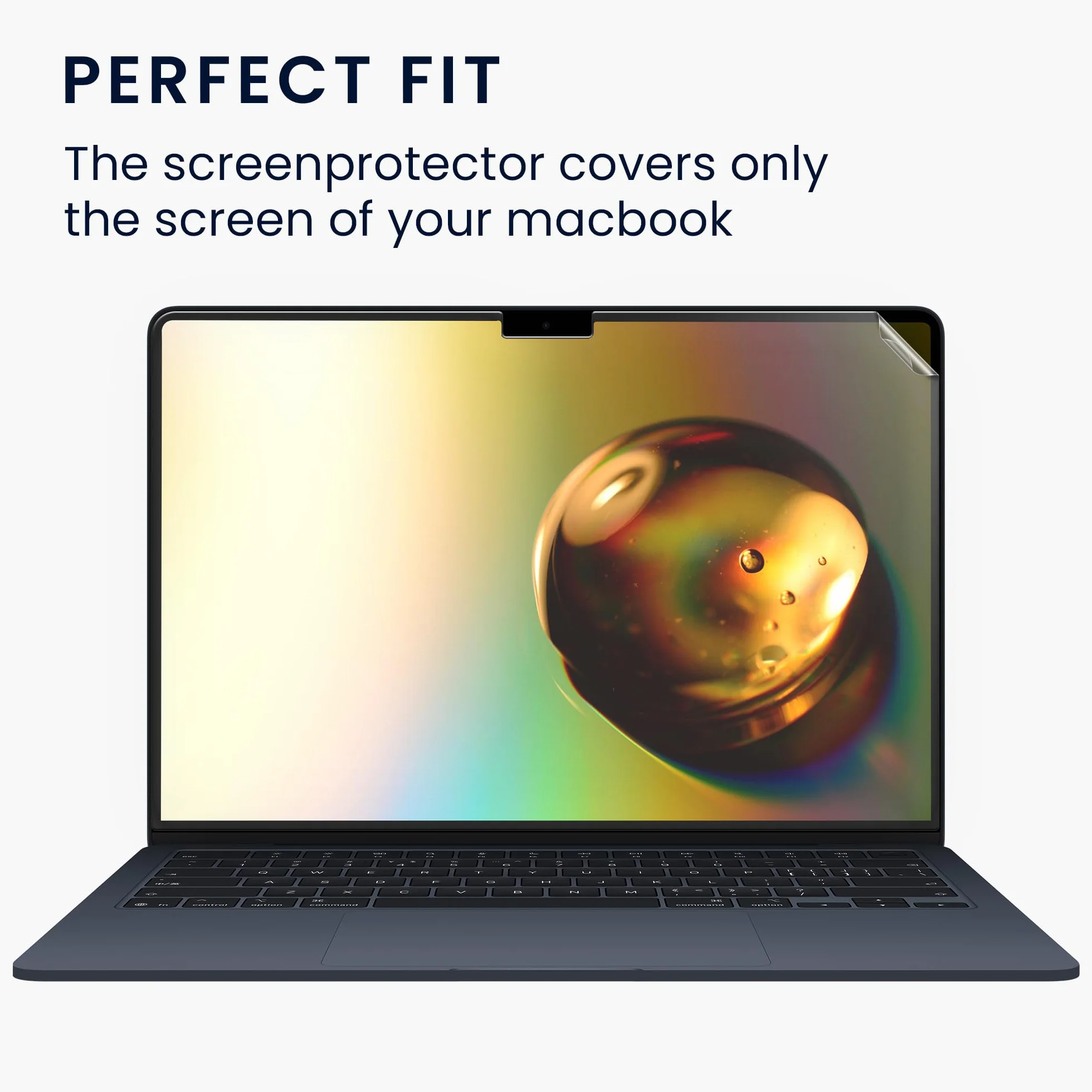 kwmobile Osłona ekranu kompatybilna z Apple Macbook Air 13 M4 2025 A3240 – matowa folia antyodblaskowa