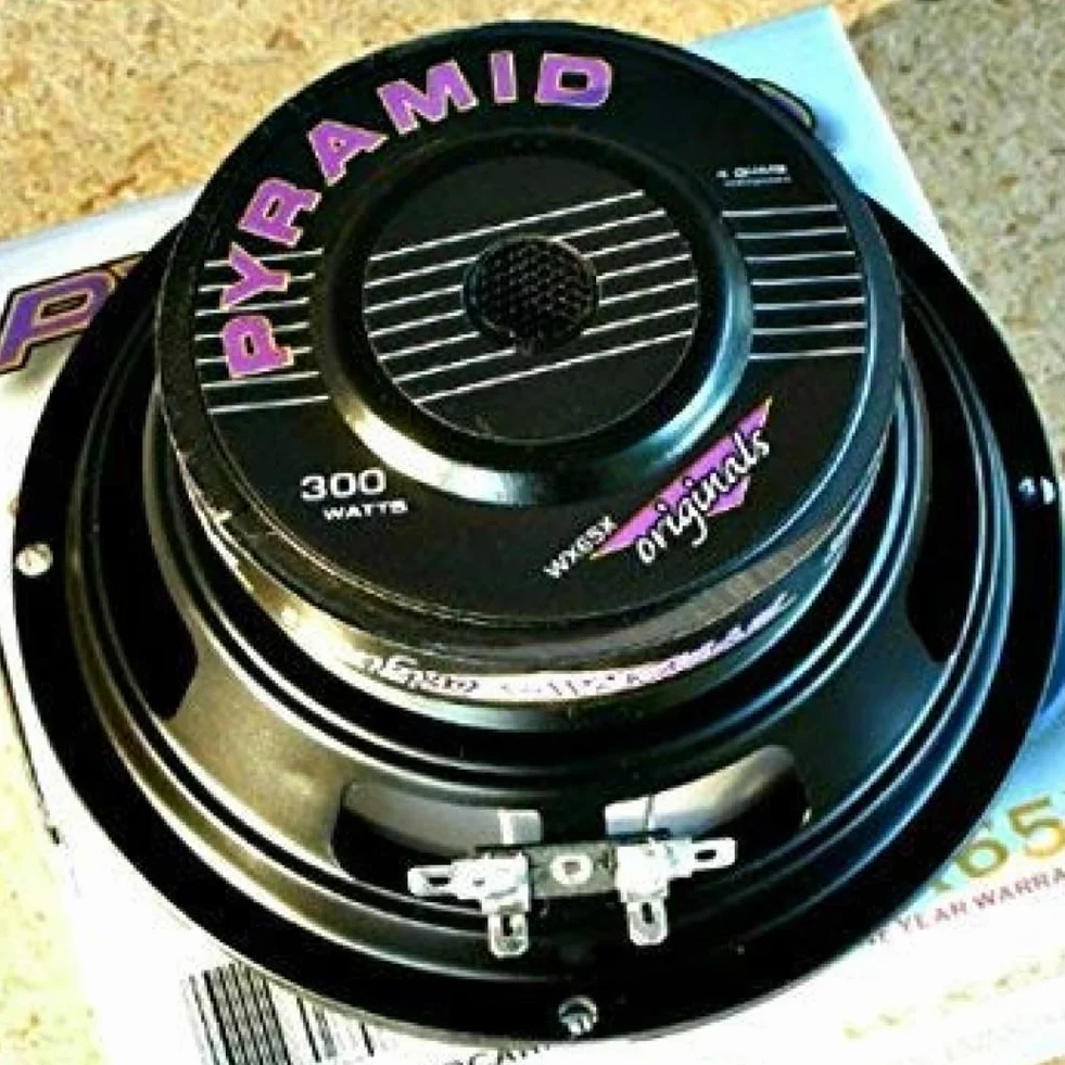 ZESTAW DO PYRAMID WX65X 2 głośniki niskotonowe dyfuzory 16,5 cm 165 mm 6,5" średnica 150 W RMS i 300 W maks. impedancja 4 ohm, do samochodów, w parach