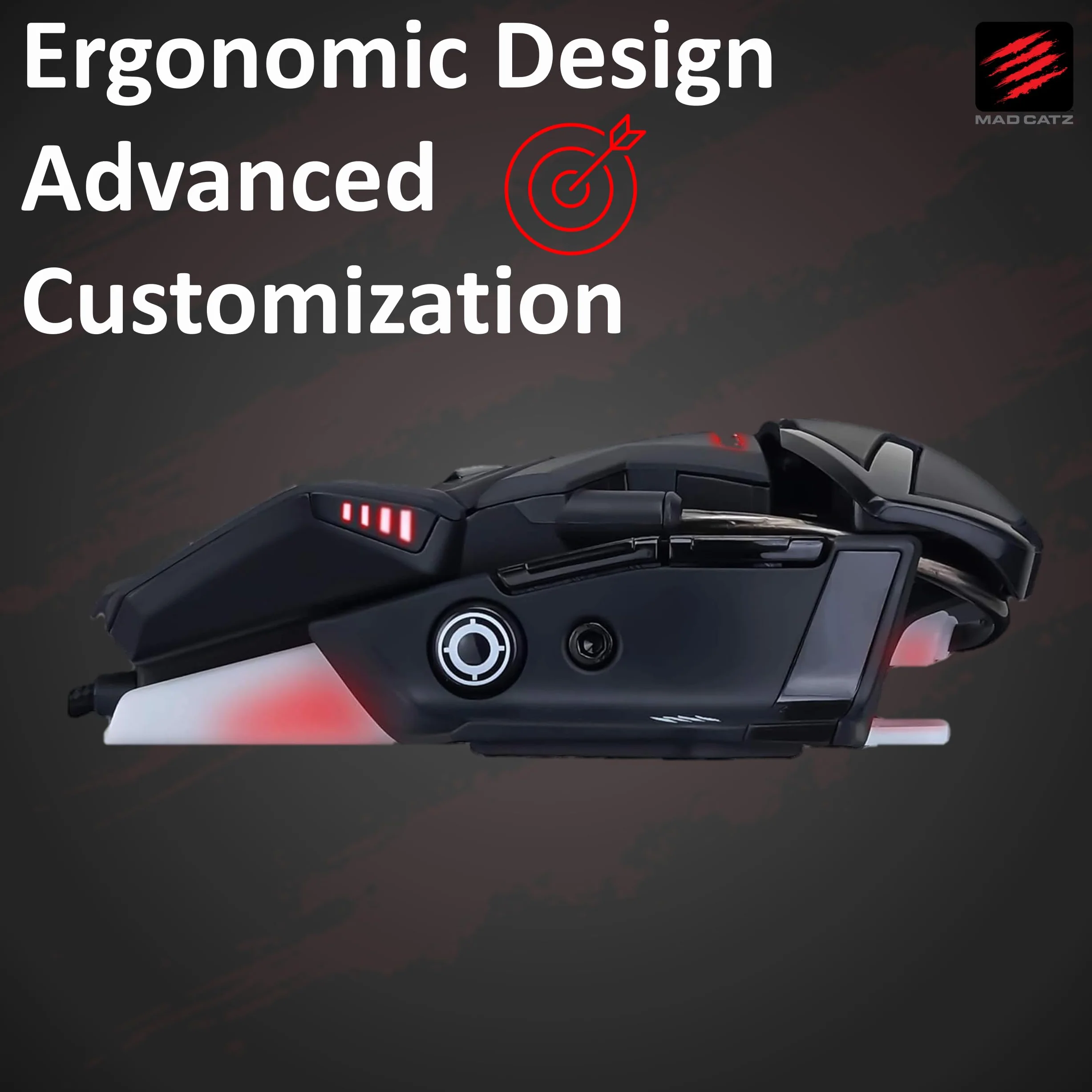 Mad Catz Optyczna mysz gamingowa R.A.T. 4+, czarna