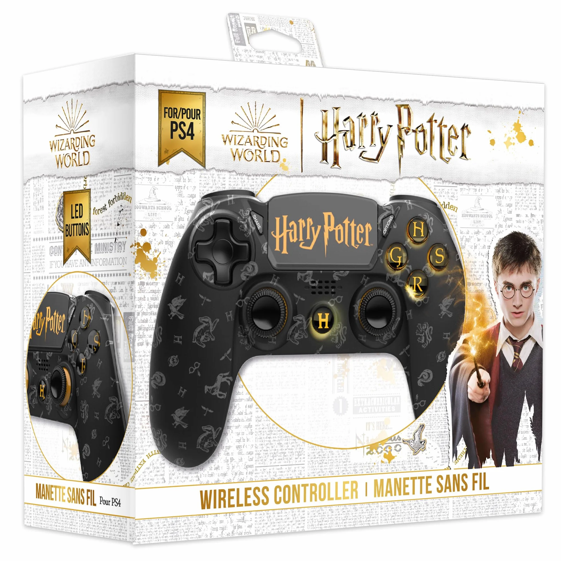 Harry Potter Kontroler bezprzewodowy Czarny