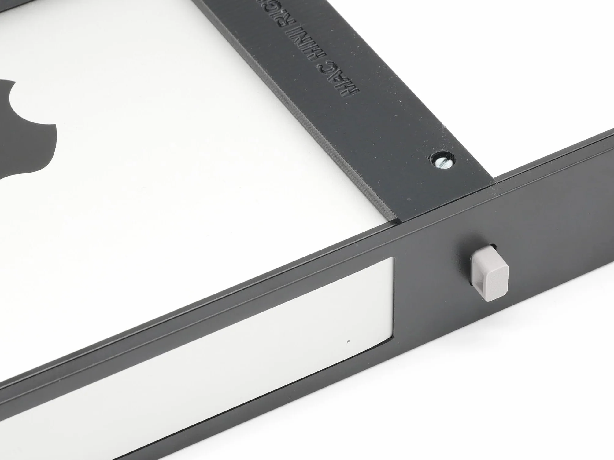 Rack mount made for Apple mac mini 19inch 1U, TIRAPPLEMINI19I1UBLK