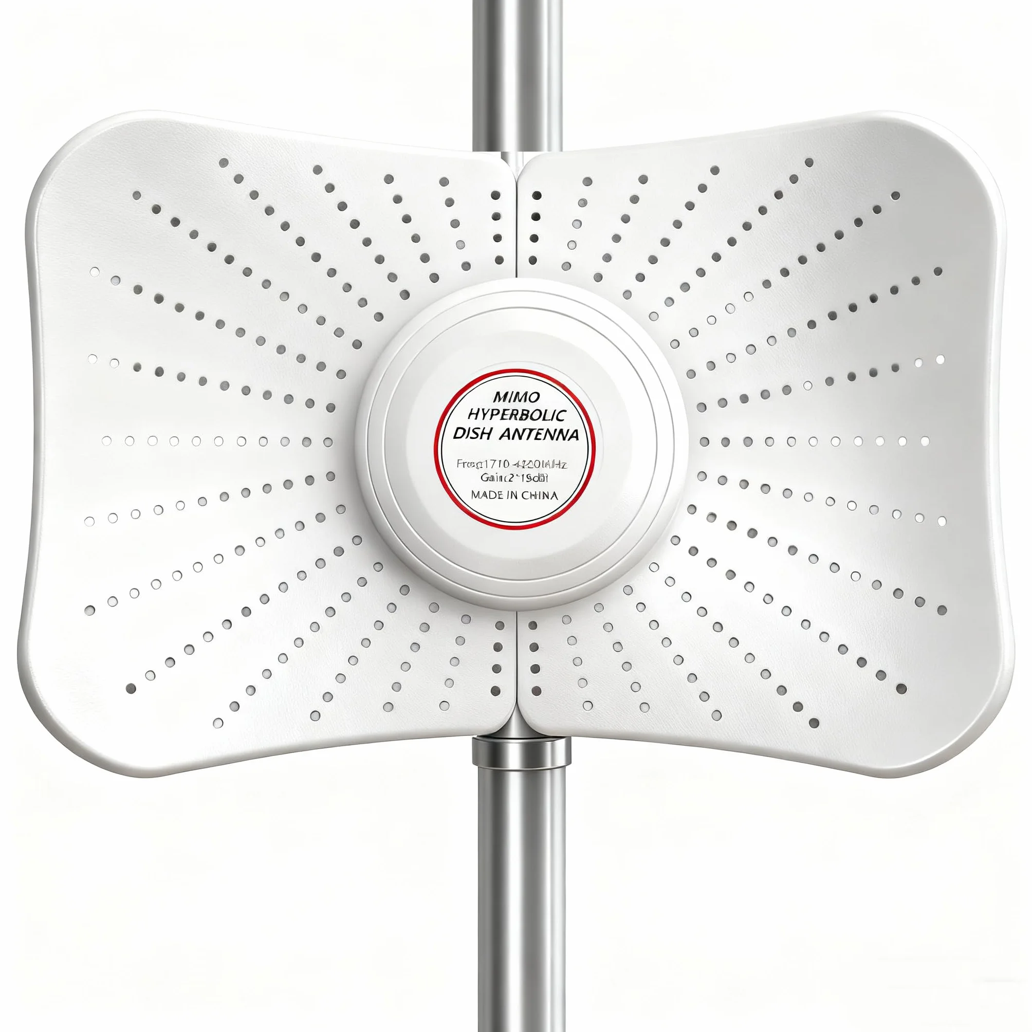 Antena zewnętrzna 4G LTE 5G, antena kierunkowa MIMO, 600-6000 MHz do 22 dB, 2 x 10 m, wzmocnienie kompatybilne z routerem zewnętrznym 2 x TS9