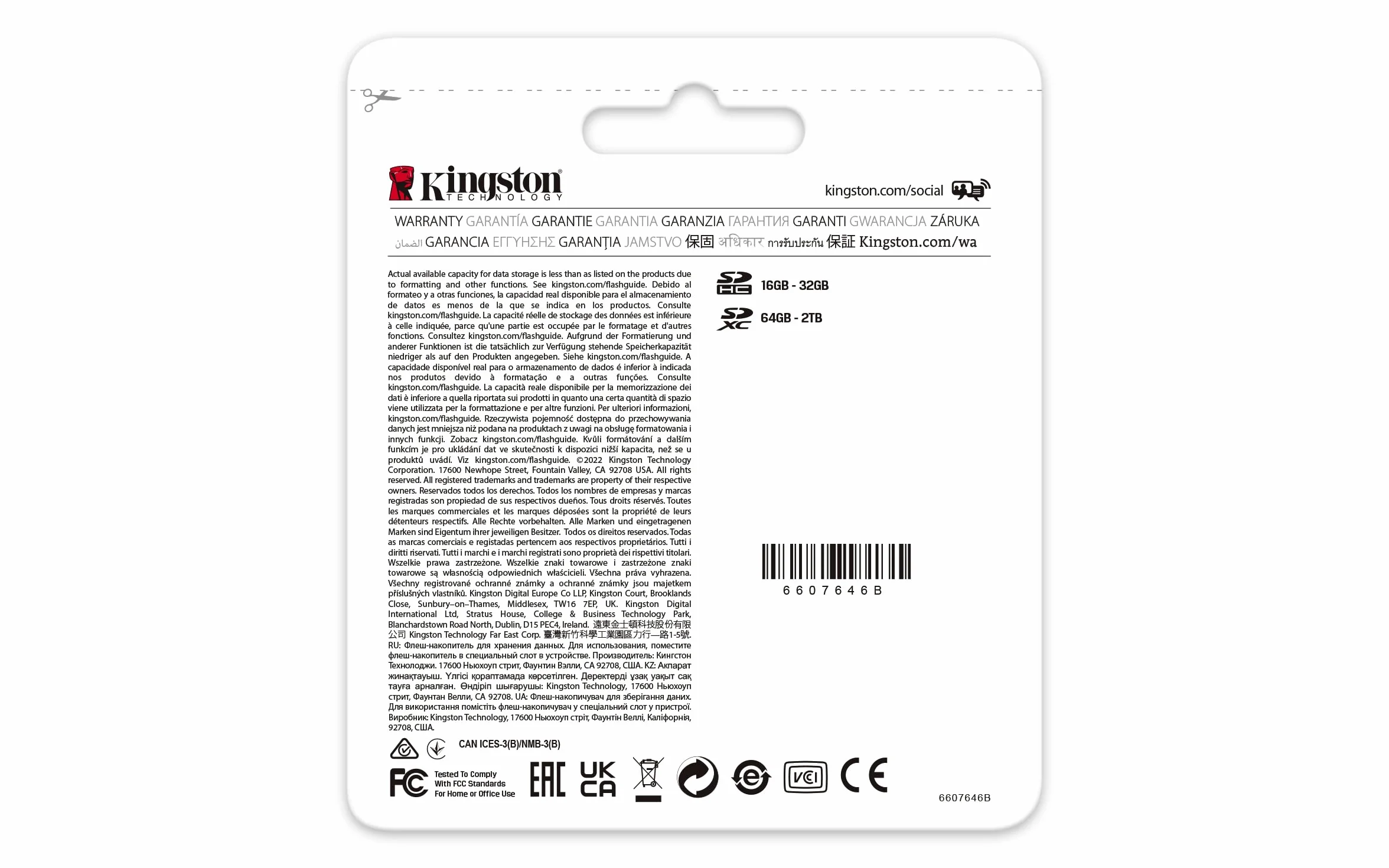 Kingston Canvas React Plus 32 GB karta pamięci SDHC UHS-II 300R/260W U3 V90 do Full HD/4K/8K - SDR2/32GB