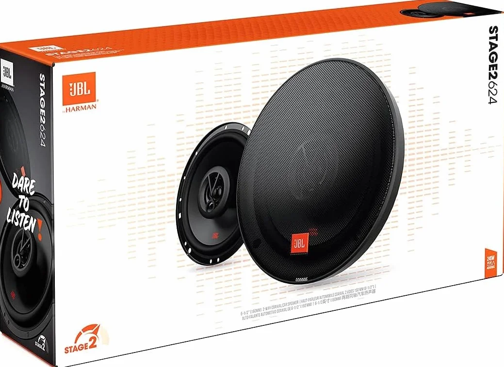 Jbl Stage2 624 STAGE2624 Zestaw Głośników, Czarny, 16 cm