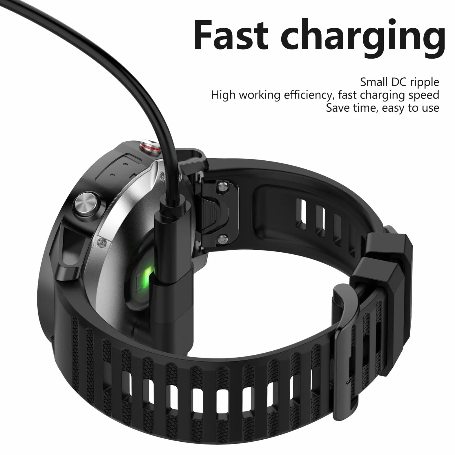 Adapter Typu C do Złącza ładowarki Zegarka Konwerter ładowania USB C do do Fenix ​​7 7X 7S Instynkt 2 2S Vivomove 3 3S Forerunner 745 945 55 245M