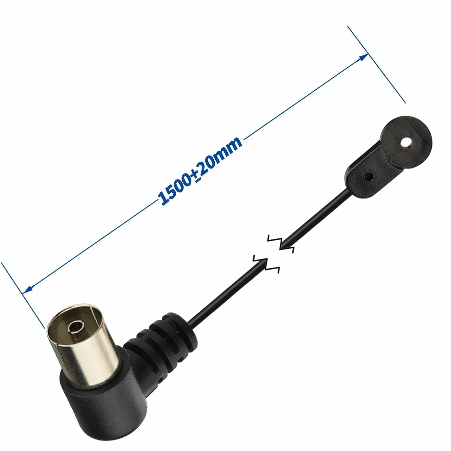 Bingfu Kabel Antena Radio FM Kanał HiFi Wewnątrz 75 ohm Koncentryczny Przewód Antena z Żeńskim TV i Męskim Adapter F Kompatybilny z Samsung Sony Yamaha Denon Panasonic Onkyo