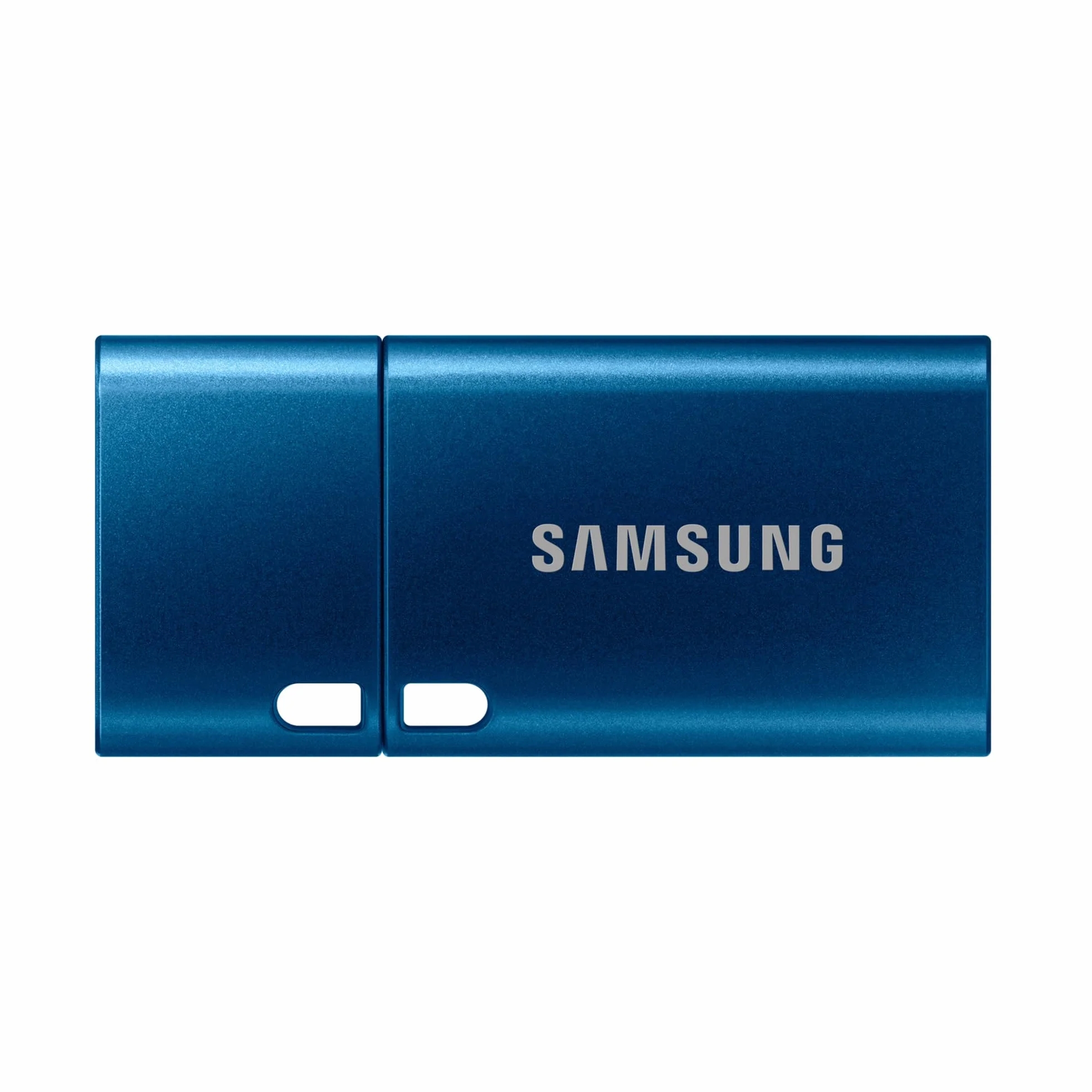 Pendrive Samsung, USB-C, 256 GB, prędkość odczytu 400 MB/s, prędkość zapisu 110 MB/s, pamięć flash USB 3.1 do notebooków, tabletów i smartfonów, niebieski, MUF-256DA/APC