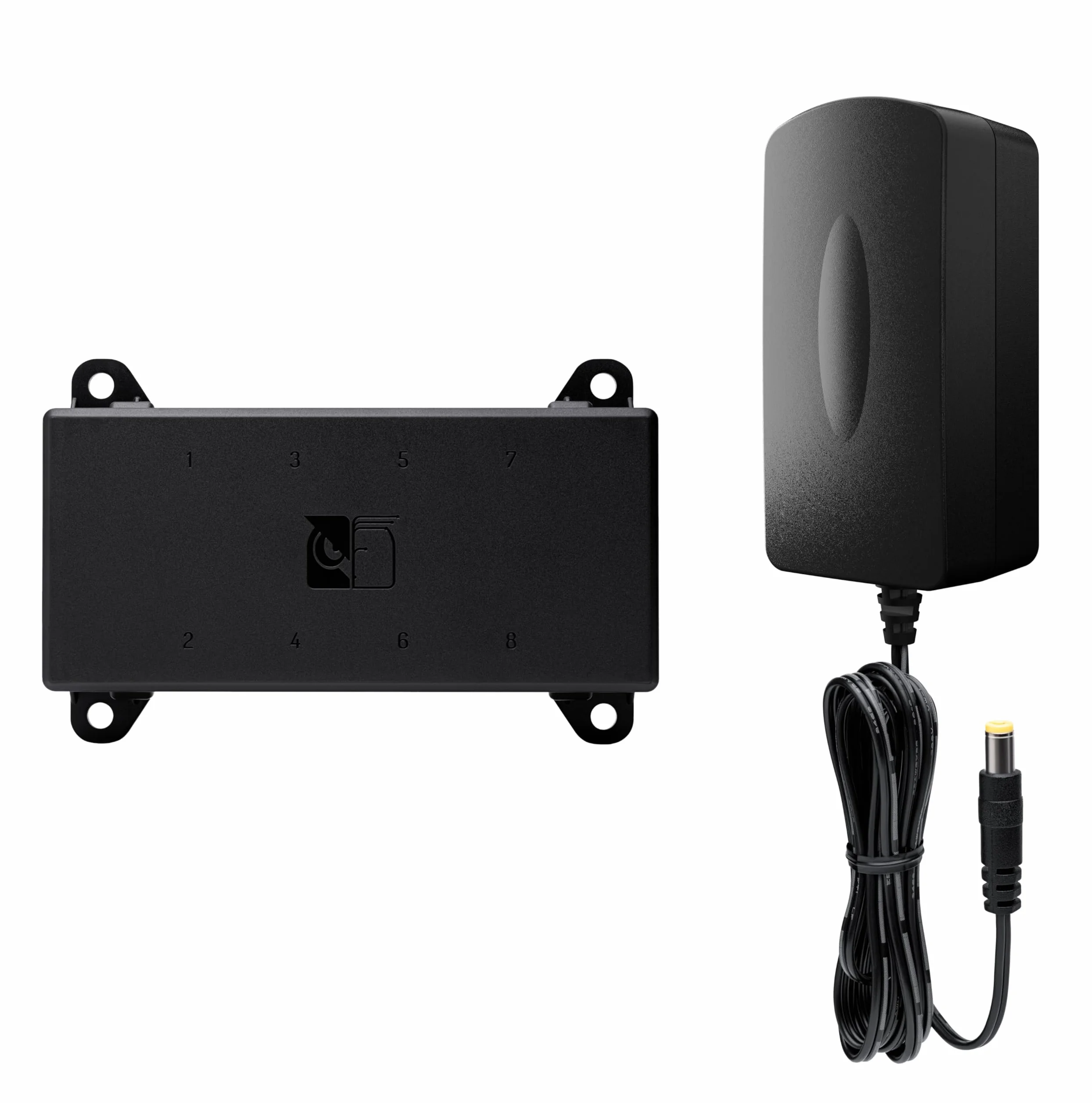 Noctua NV-SPH1, Zestaw Aktywny Koncentrator Wiatraków z 12-Woltowym Zasilaczem NV-PS1 na Napięcie 230/115 V AC Oraz 8-Portowy Rozdzielacz NV-FH2 (Czarny)