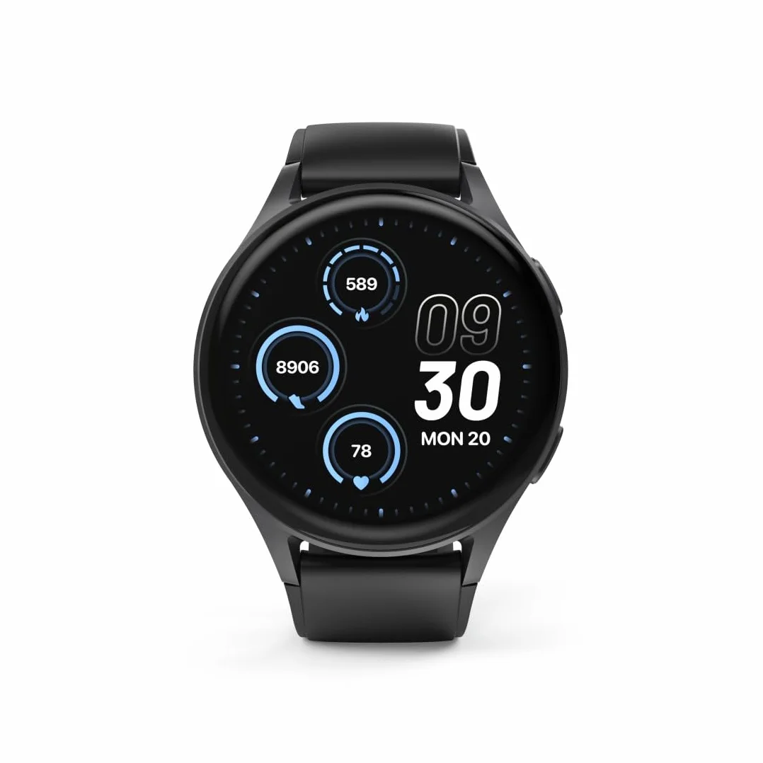 Hama Smartwatch 8900 GPS AMOLED 1.43 czarny wodoodporny smart zegarek fitness