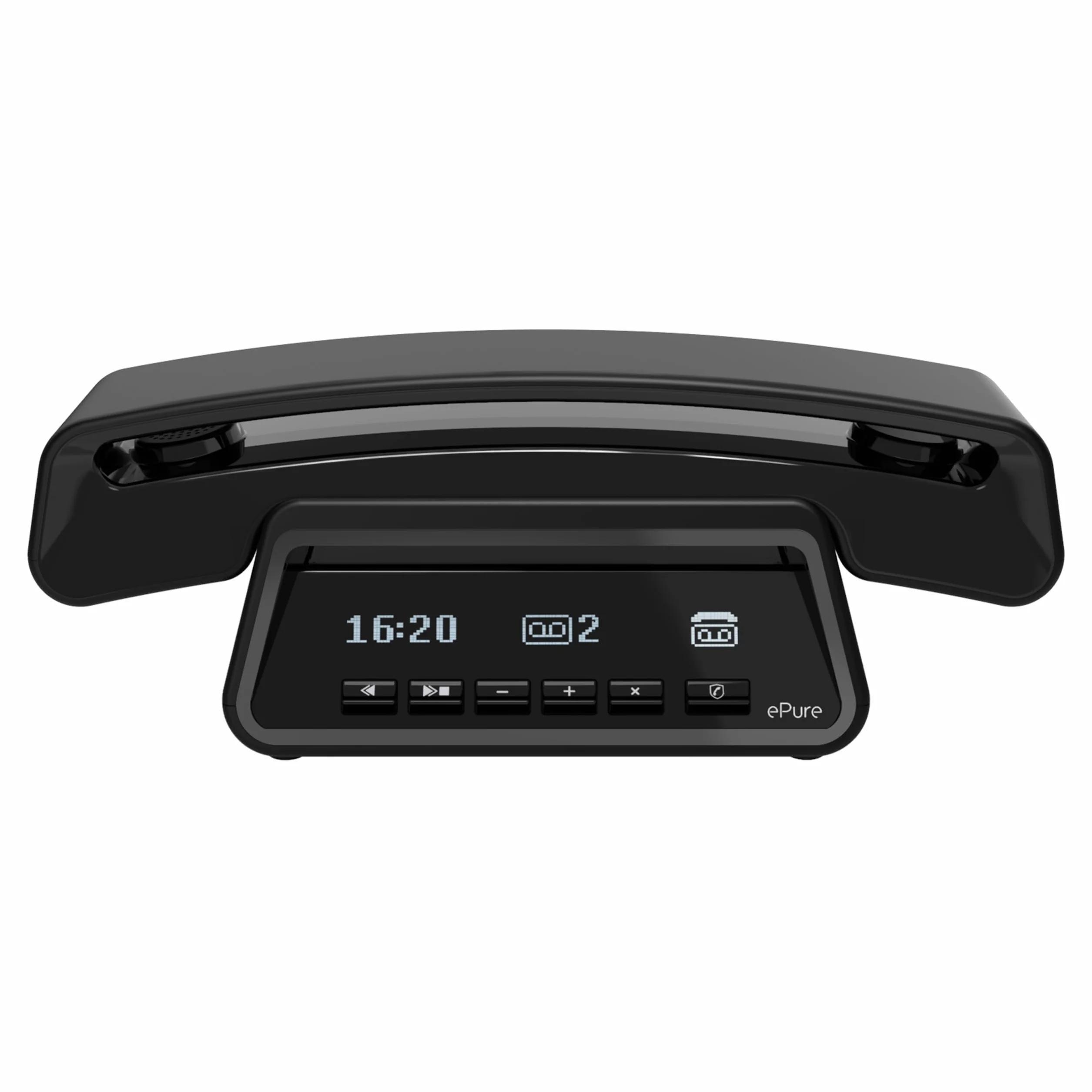 Alcatel Epure Premium Bezprzewodowy telefon DECT z automatyczną sekretarką, zestaw głośnomówiący, blokada połączeń, czarny