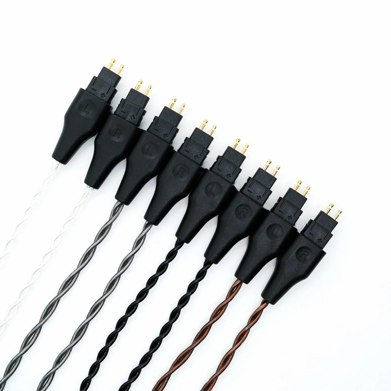 Zbalansowany Kabel z 4.4 mm,2.5 mm,3.5mm Adapterem do Sennheiser HD580 HD650 HD660 HD600S Słuchawki,HD414 HD25 3 w 1 Wymienny Aktualizacyjny Przewód(Srebrny)