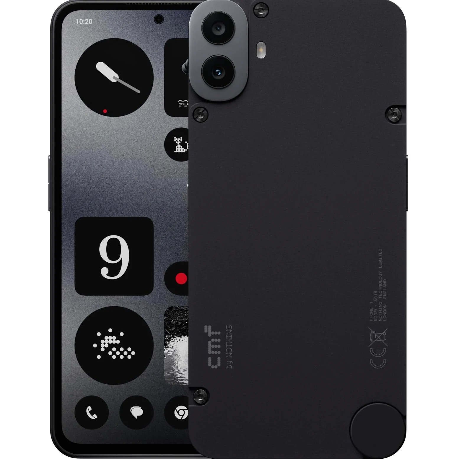 CMF Phone 1 8+128 GB - Smartfon z 50 MP Tylna kamera Sony, Wyświetlacz AMOLED 6,67 cala I Nothing Os 2.6 - Czarny