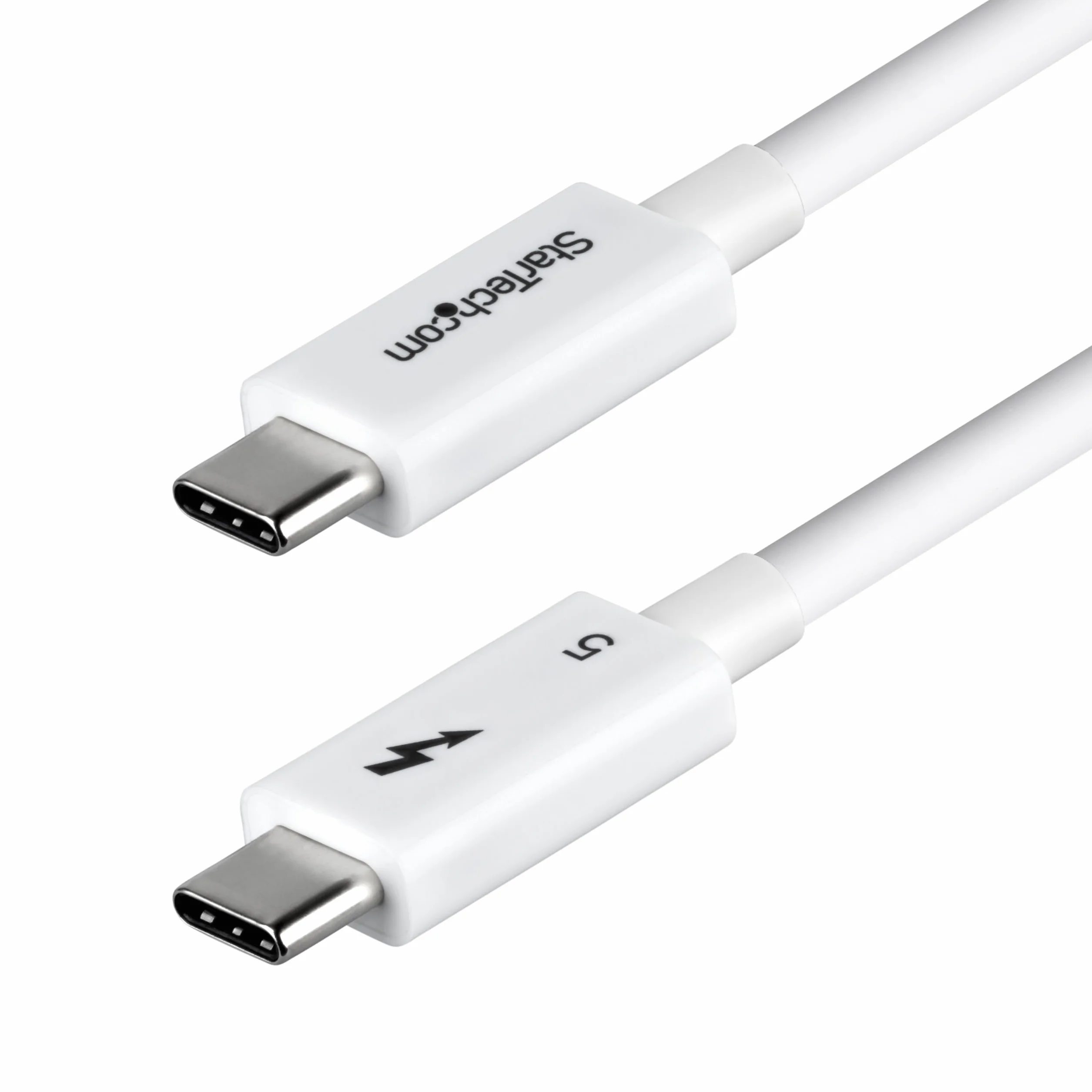 StarTech Kabel Thunderbolt 5 1 m 80 Gb/s 240 W 8K 60 Hz certyfikowany kabel TB4 USB4 USB-C biały