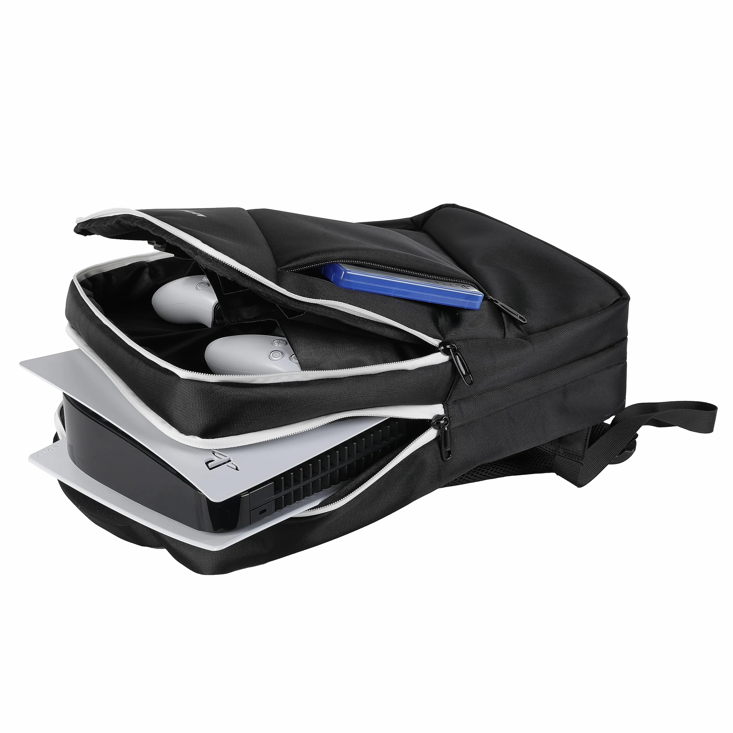 Plecak Konix Mythics PS5 Titan do przechowywania i transportu 16L 30x10x47 cm czarno-biały