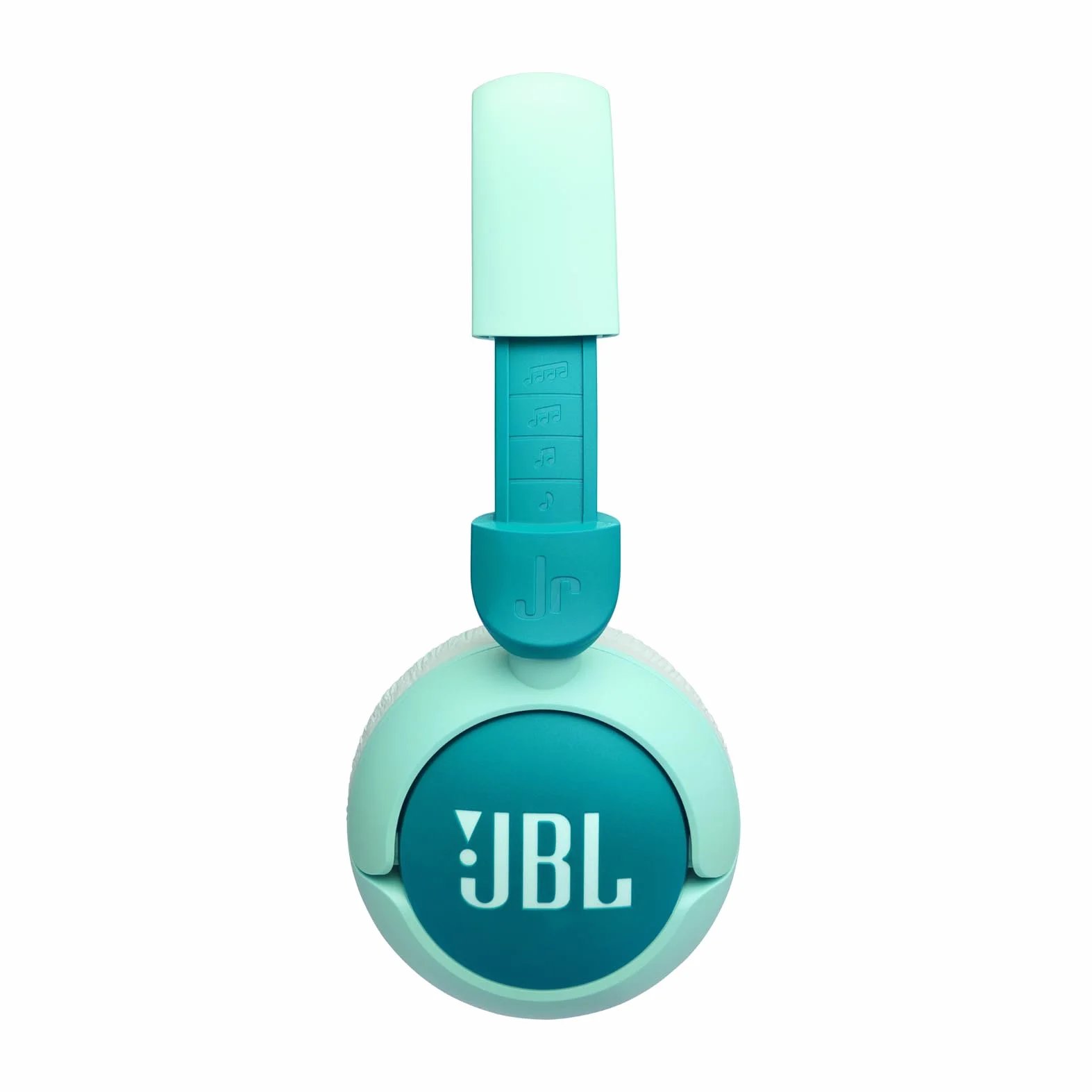 JBL Junior 320 BT Bezprzewodowe Słuchawki Nauszne z Bluetooth dla Dzieci z Wbudowanym Mikrofonem, 50 H Odtwarzania, Ograniczeniem Głośności, Łatwym Sterowaniem i Zestaw naklejek, Zielone