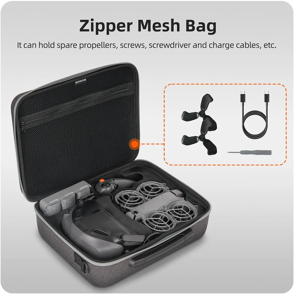 Futerał do DJI Neo 2 Motion Fly More Combo, torba podróżna 33 x 27.5 x 11.4 cm