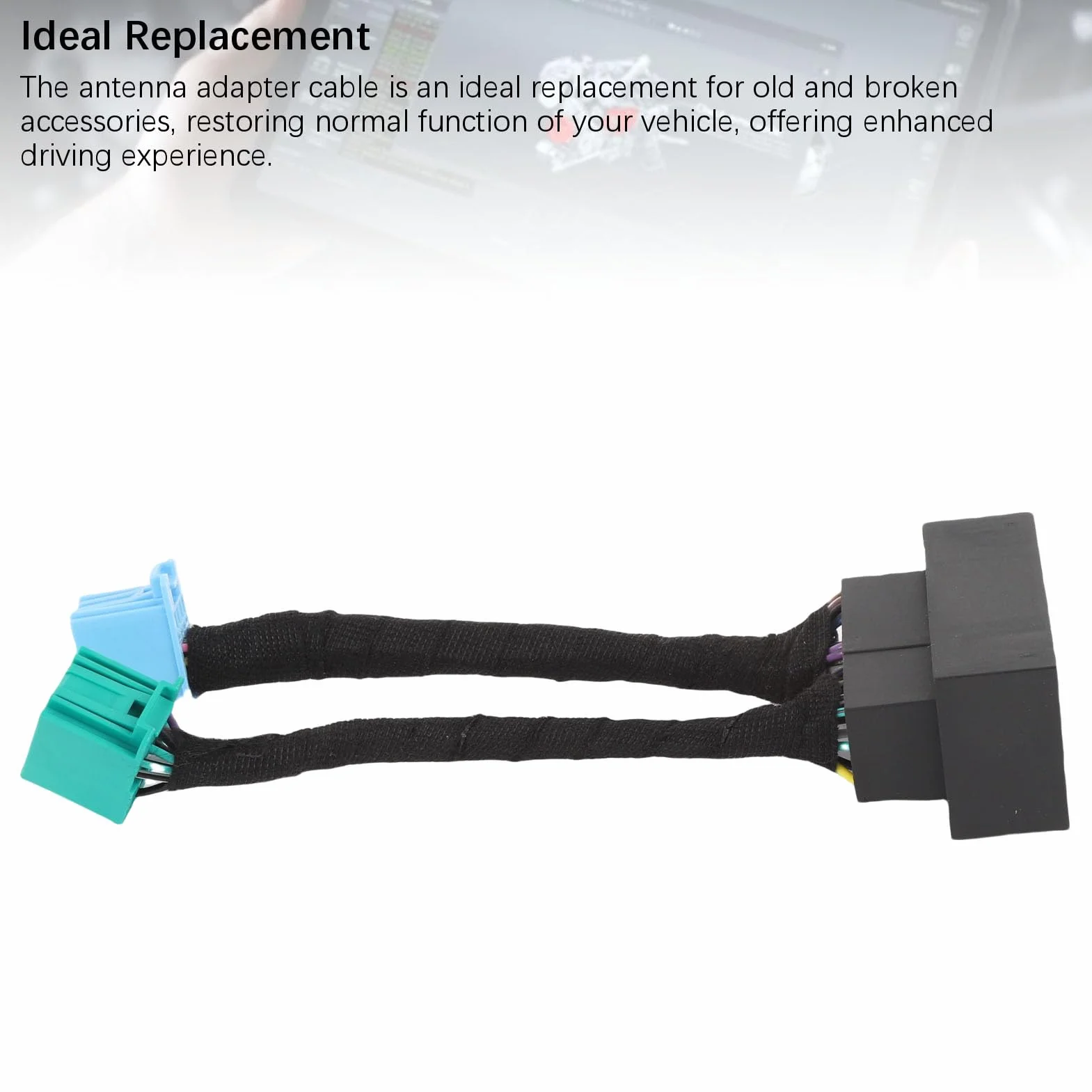 Adapter Antenowy do Stereo CAR, Główne Złącze Integracja Anteny Anteny Radiowej Wymiana Kabla Adaptera UConnect 5 z 5 -calowym lub 8,4 Cali Radiowym