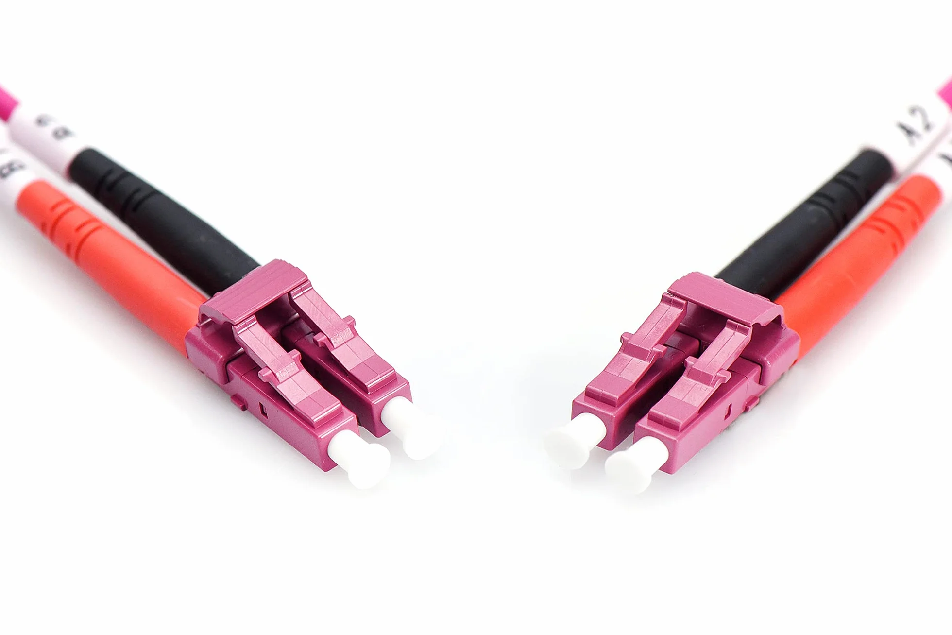 DIGITUS Kabel światłowodowy OM4 5m LC Dupleks 50/125µ 100 Gbit/s Fioletowy