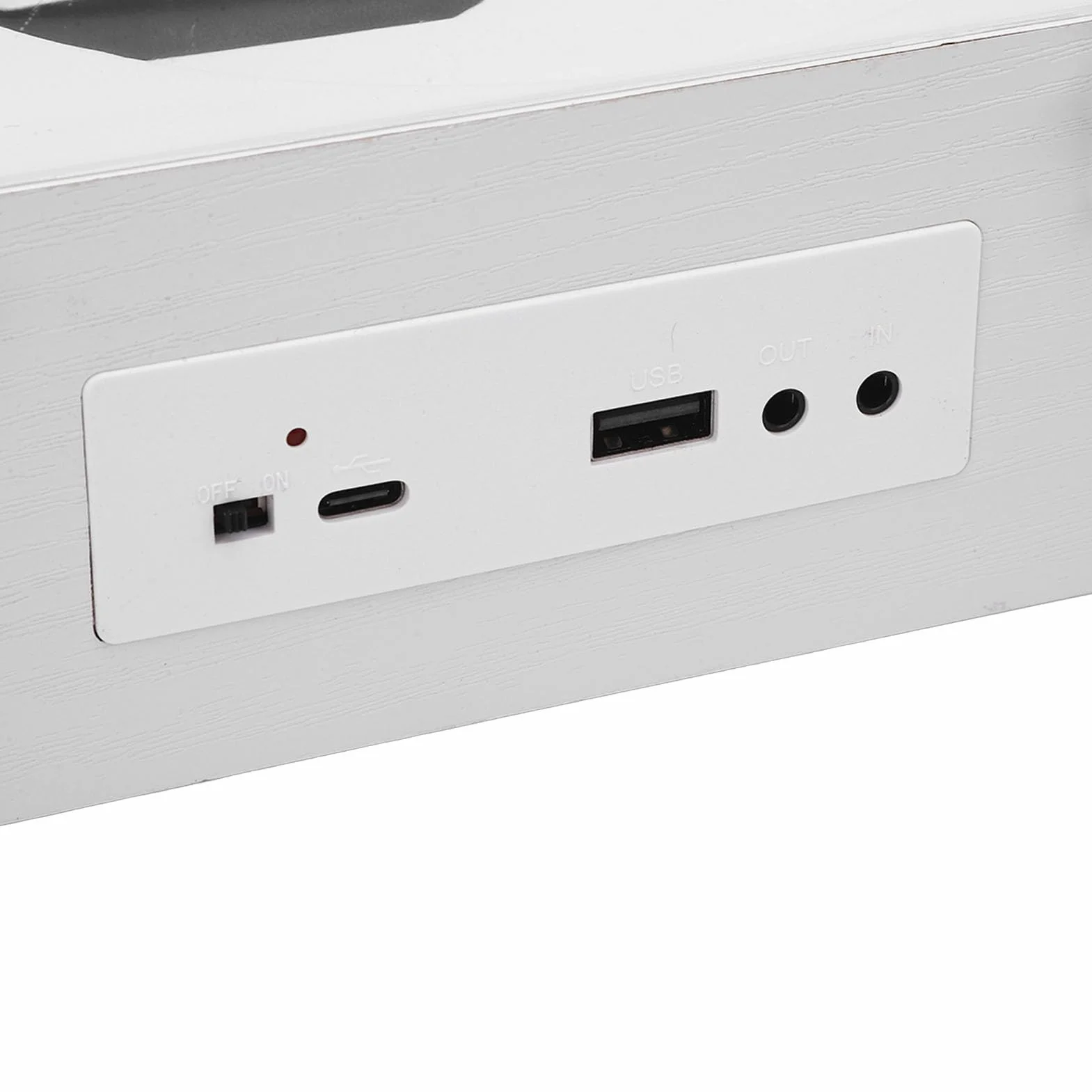 Odtwarzacz CD Bluetooth 5.0 z Podwójnymi Głośnikami Stereo, Biały