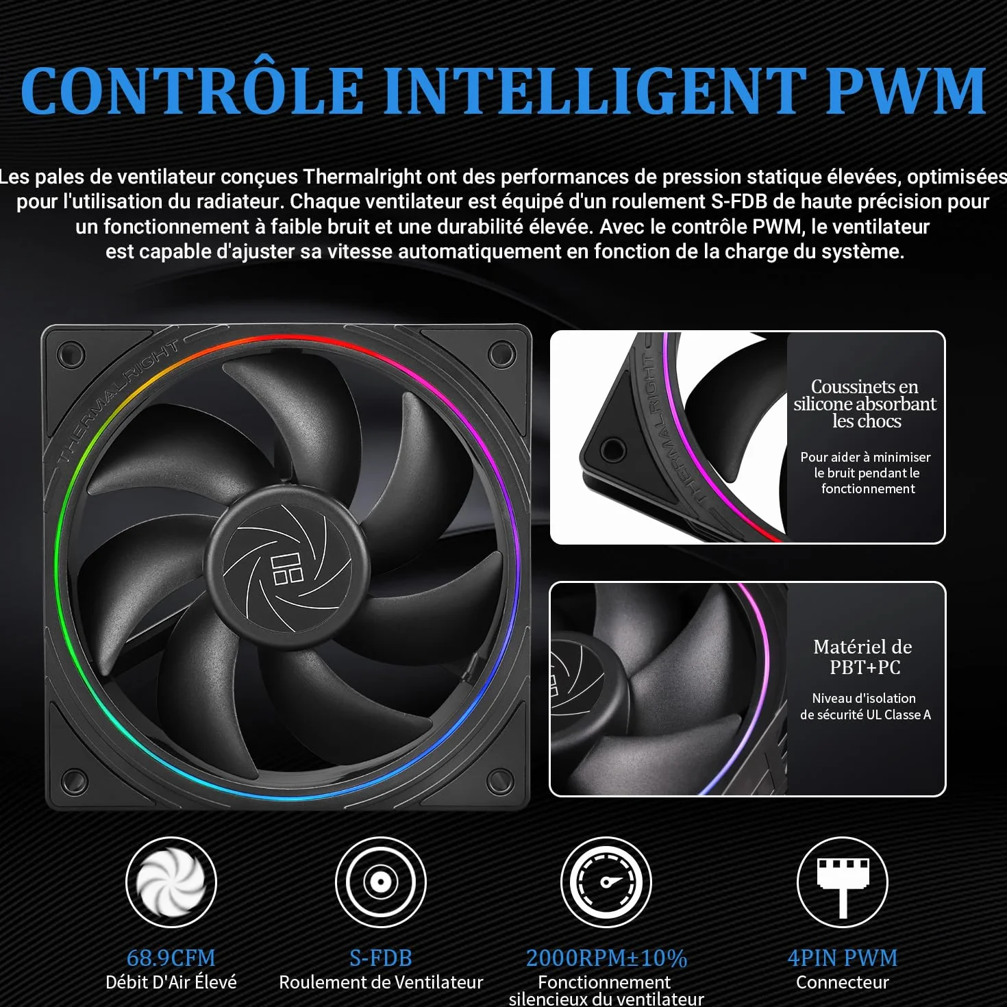 Thermalright Aqua Elite 240 V5 ARGB Black chłodnica cieczy CPU 240 mm 2x TL-S12 PWM AIO