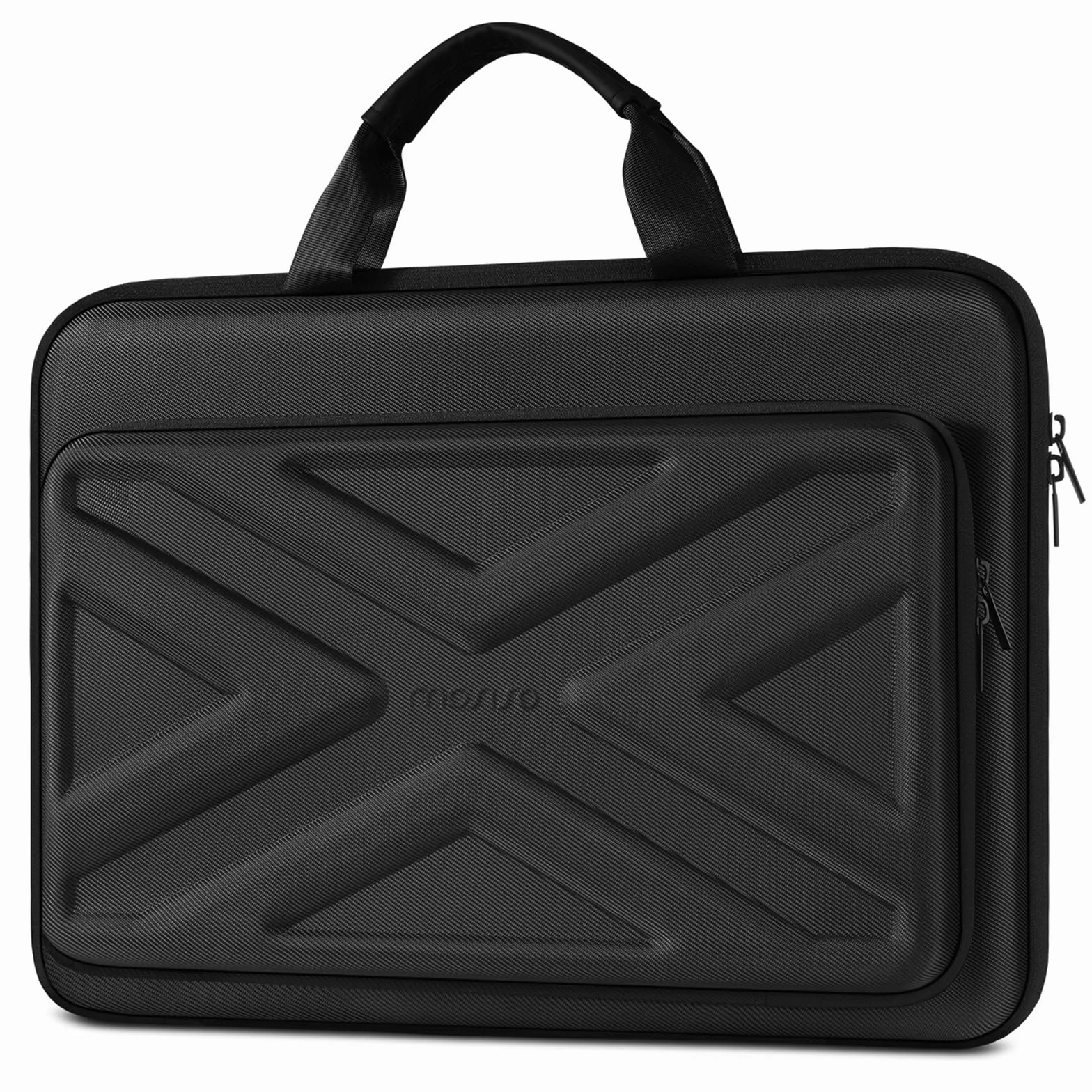 MOSISO Twarda obudowa na laptopa 15,6-16 cala, odporna na wstrząsy wodoodporna obudowa na laptopa, twarda obudowa, kompatybilna z MacBook HP Dell, torba na komputer z solidnym uchwytem, przednią