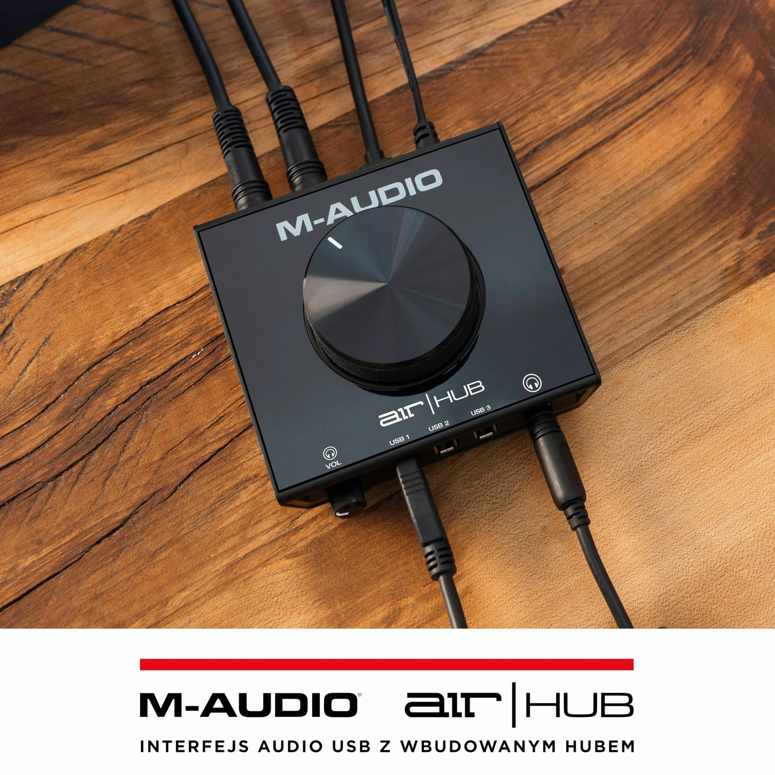 M-Audio AIR HUB Interfejs audio USB USB-C 3-portowy hub