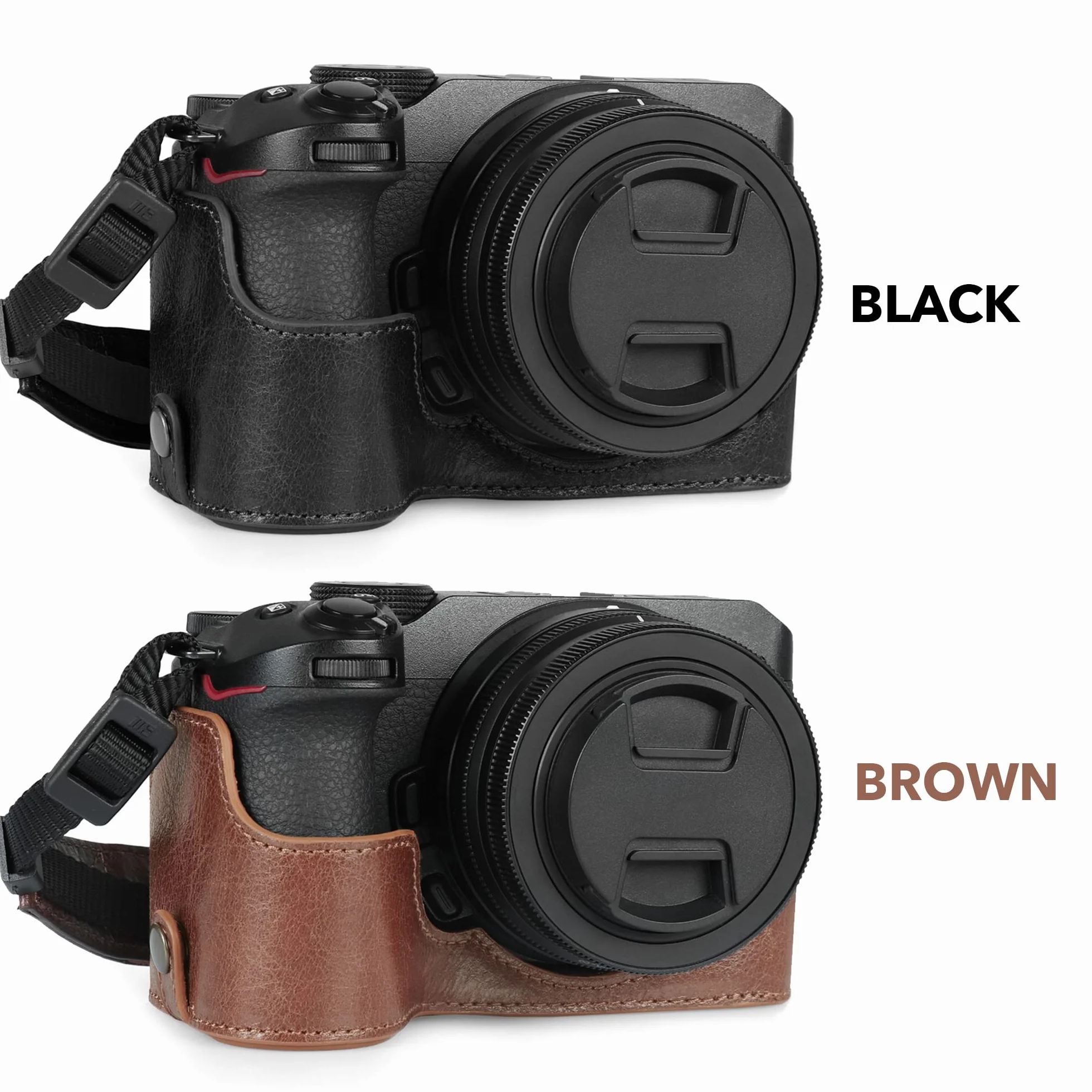MegaGear Ever Ready etui na aparat z prawdziwej skóry, kompatybilne z Nikon Z30